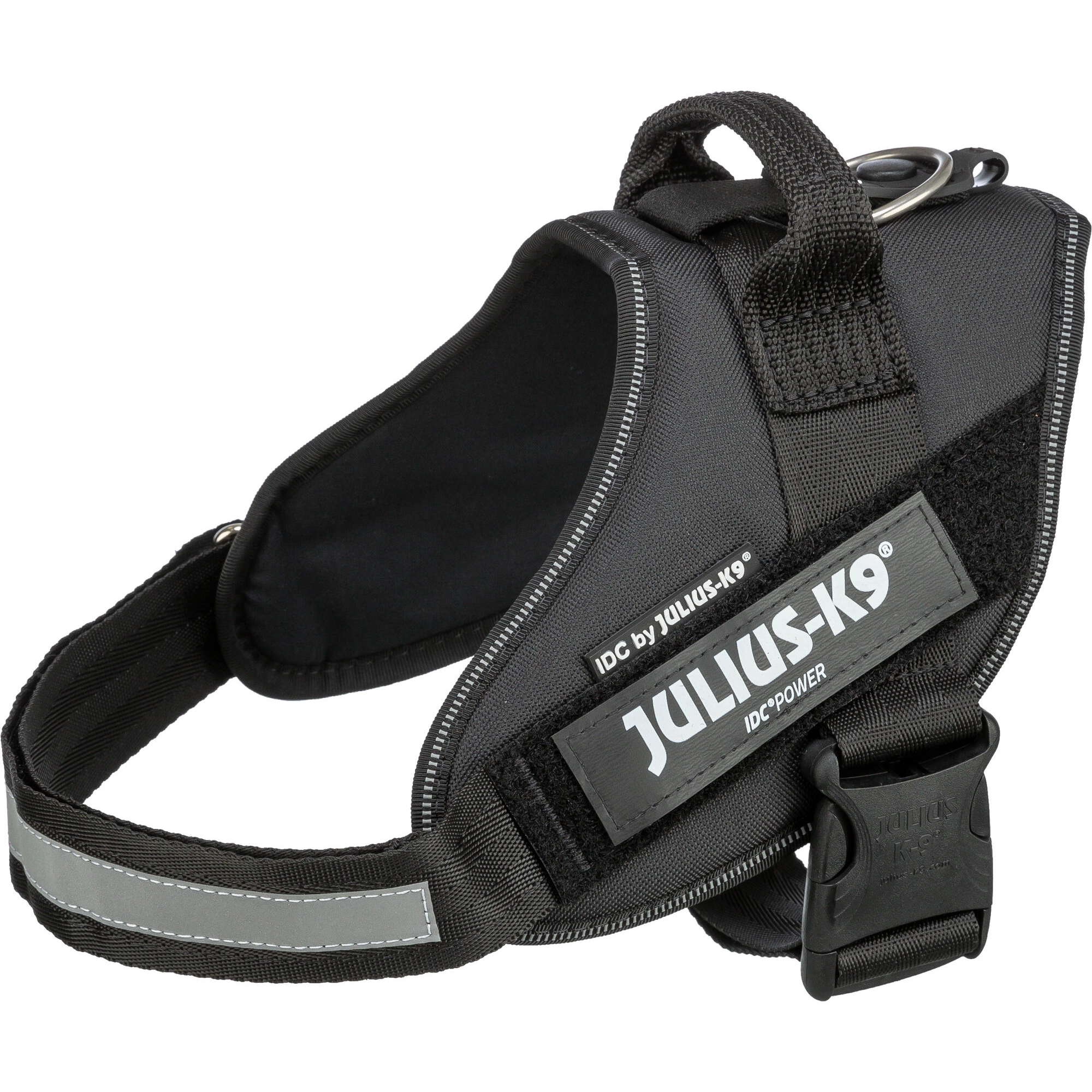 Trixie Hám Julius-K9 IDC 2/L–XL: 71–96 cm/50 mm, fekete