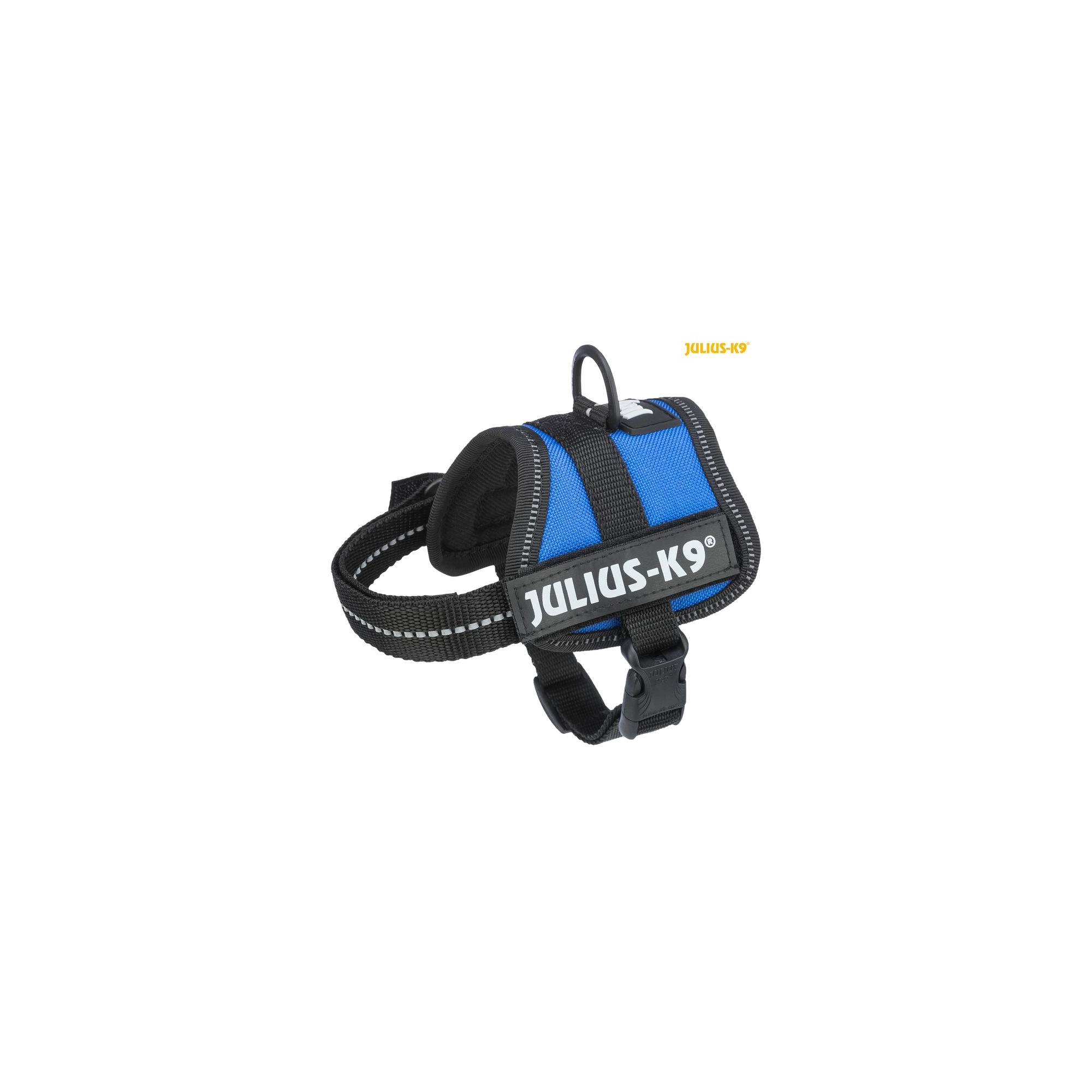 Trixie Hám Julius-K9 Power, 3XS/Baby 1: 26–36 cm/18 mm, Kék