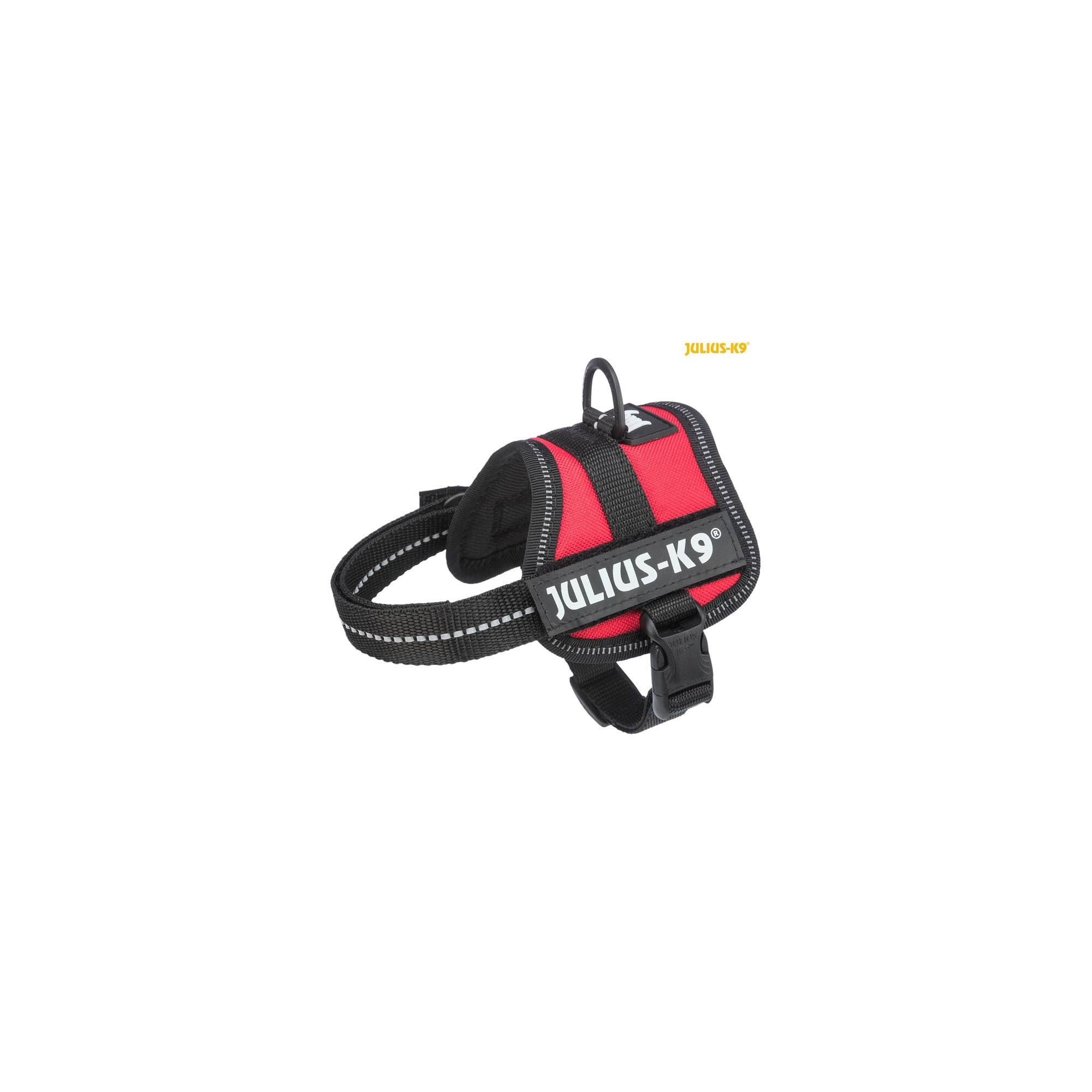 Trixie Hám Julius-K9 Power, 3XS/Baby 1: 26–36 cm/18 mm, Piros