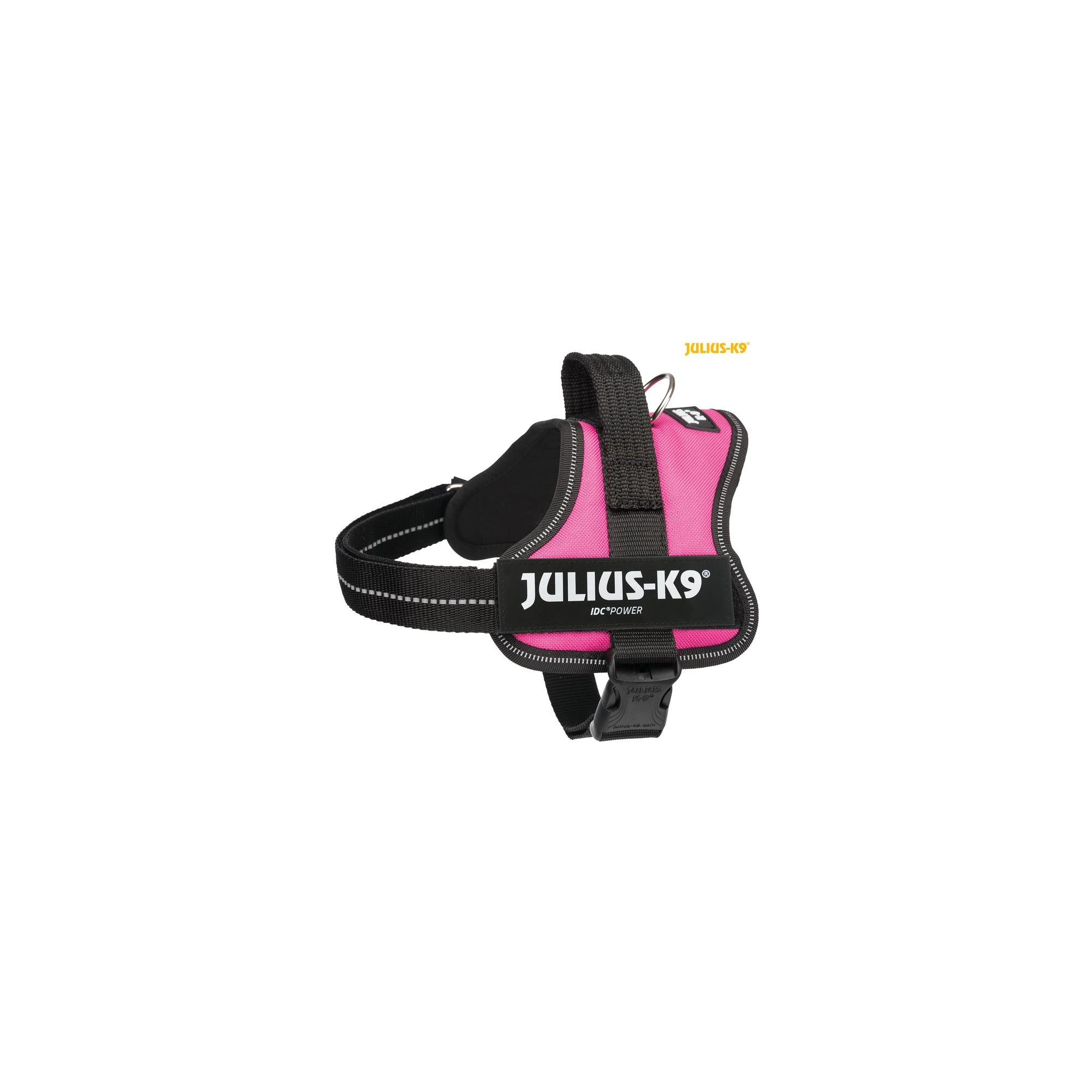 Trixie Hám Julius-K9 Power, S/Mini: 51–67 cm/28 mm, Fukszia