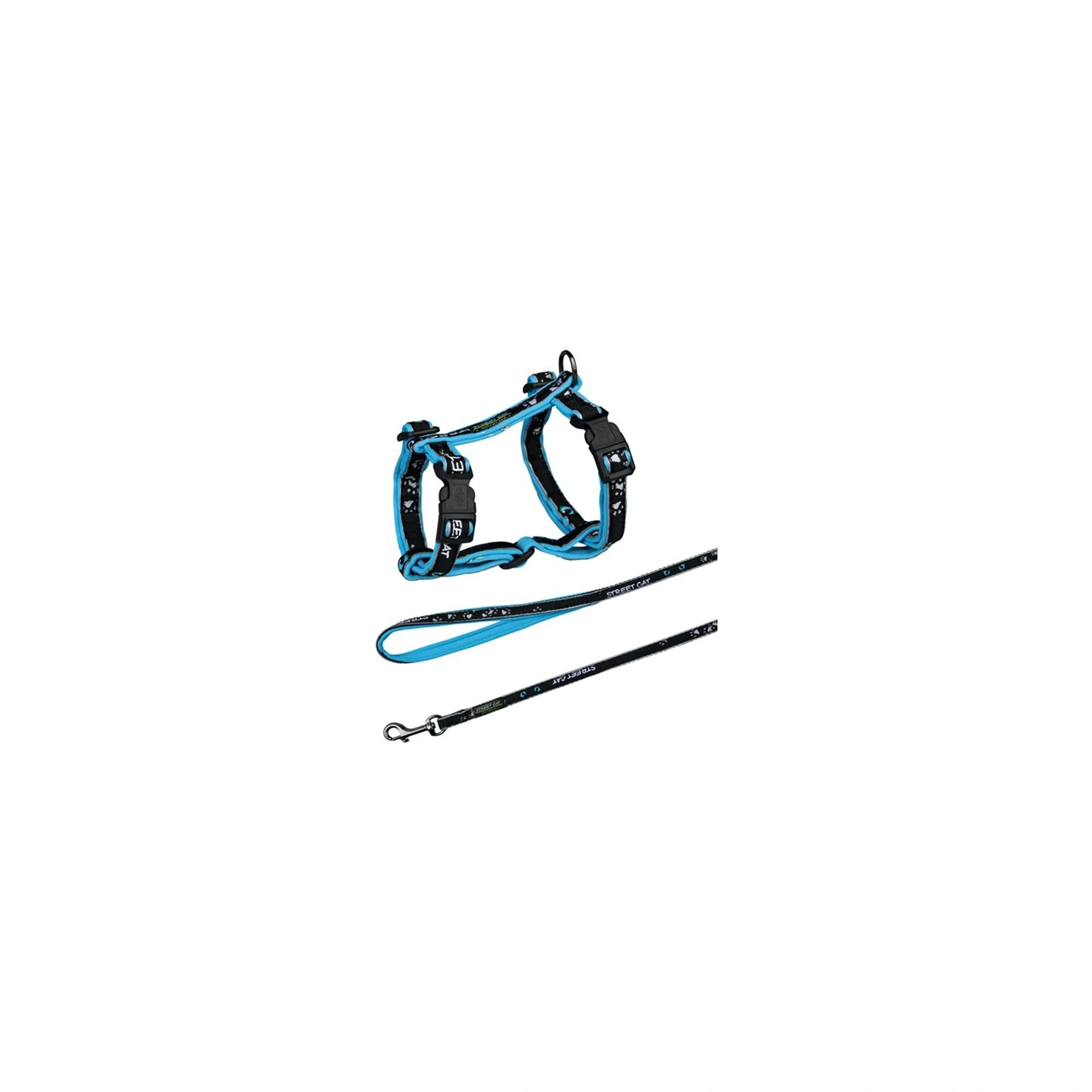 Trixie Hám+póráz macskának fényvisszaverő 25-45cm/13mm 1,2m
