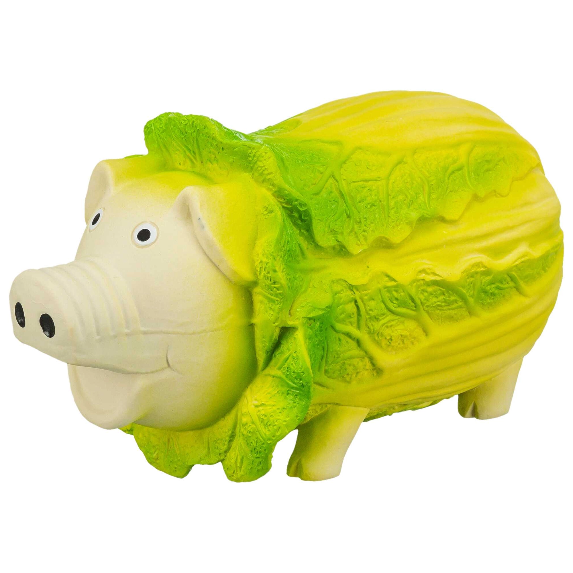 Trixie Játék Káposzta Malac, Latex, 23cm, Világoszöld