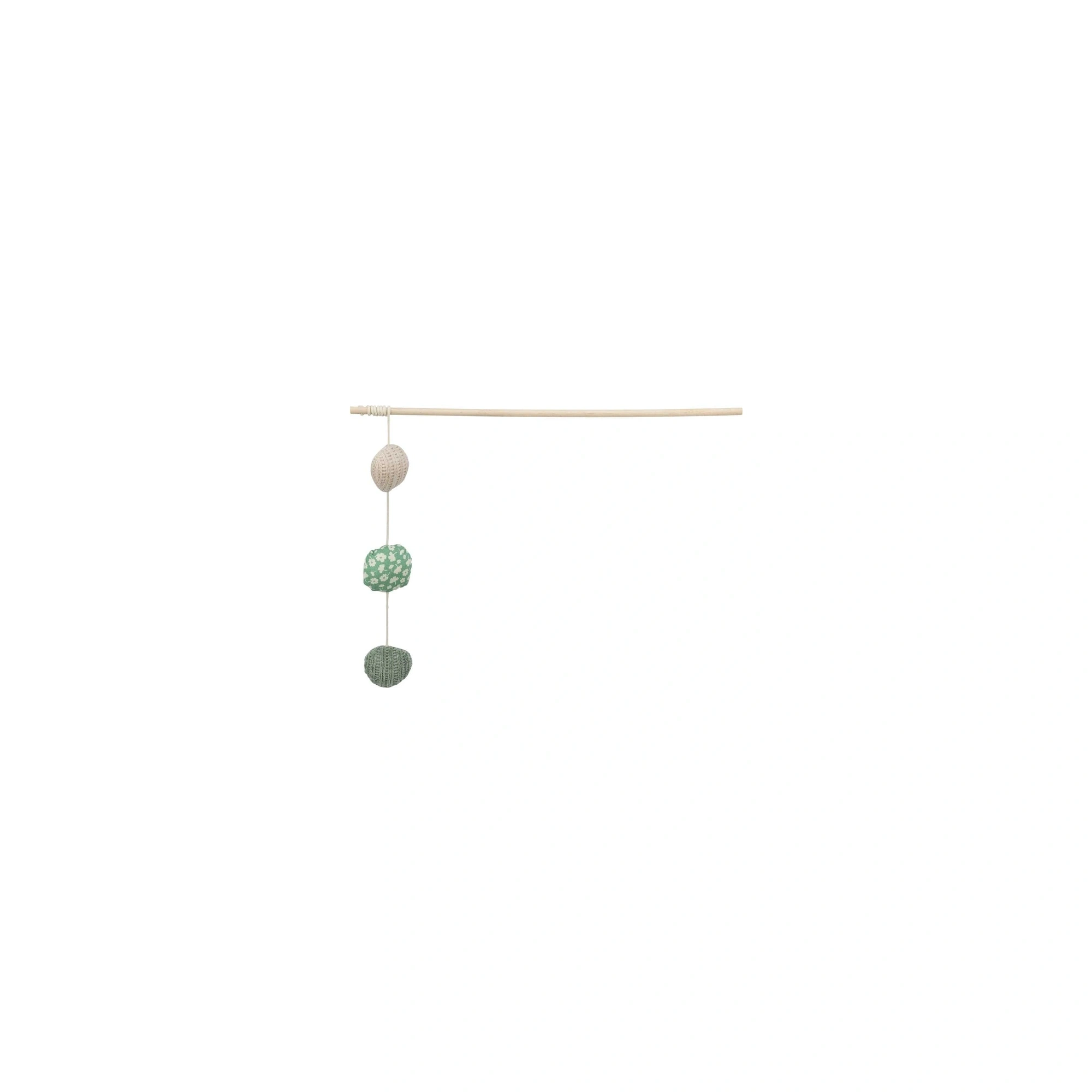 Trixie Játék macskapálca catnip 3db labdával 40cm