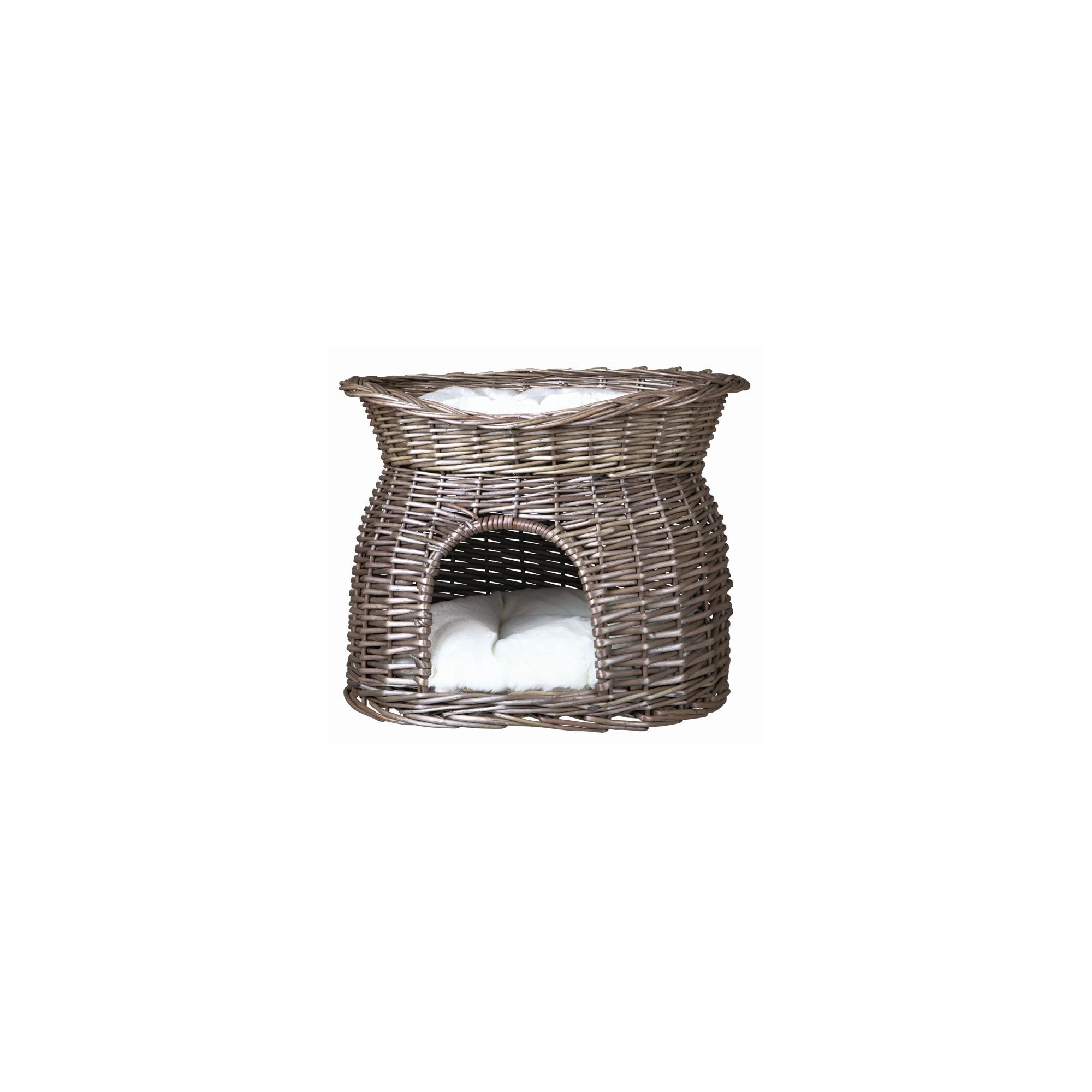 Trixie Kosár 2 szintes fekhellyel 54x43x37cm szürke