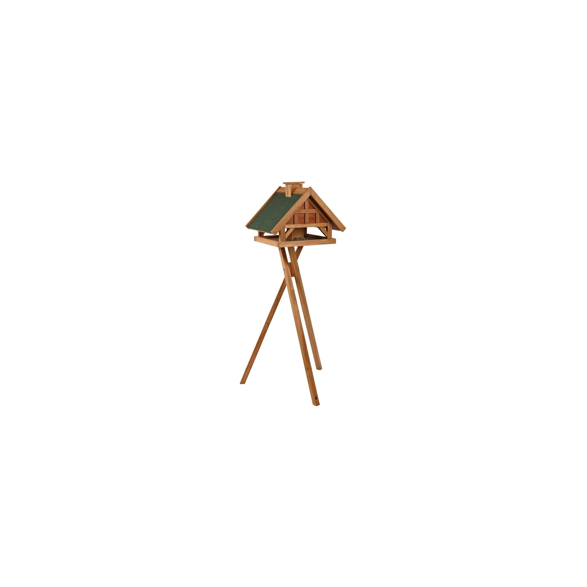 Trixie Kültéri madáretető Fából álló 54x40x48cm/1,45m, Barna