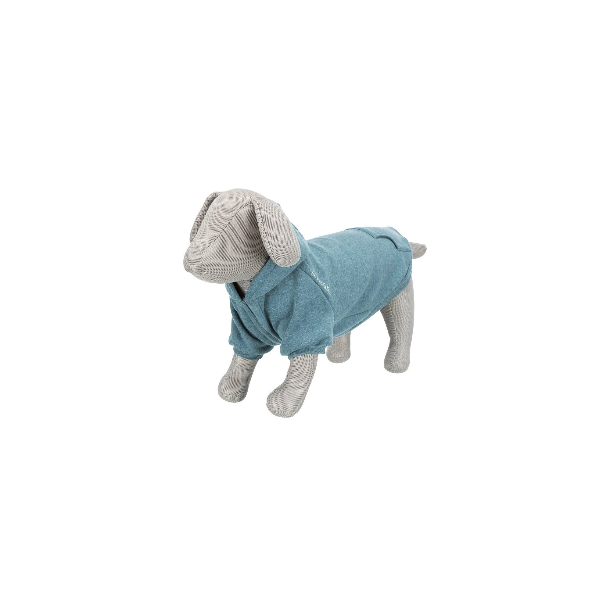 Trixie Kutyaruha BE NORDIC Flensburg Pulóver, Kapucnis S 33cm Olajkék