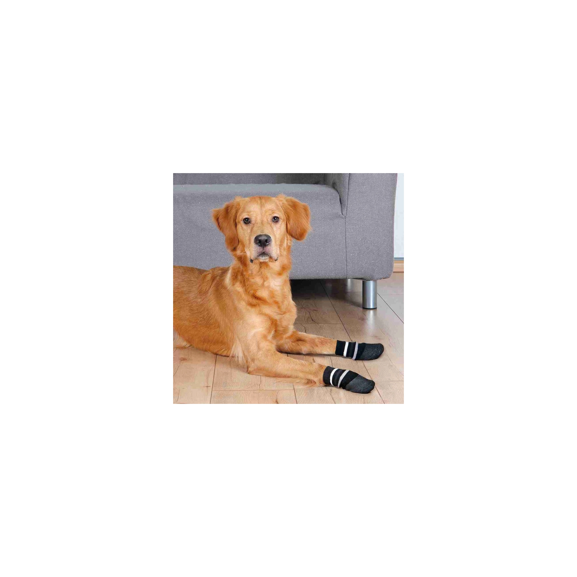 Trixie Kutyazokni Csúszásmentes Talppal L-XL Fekete 2db/Csomag