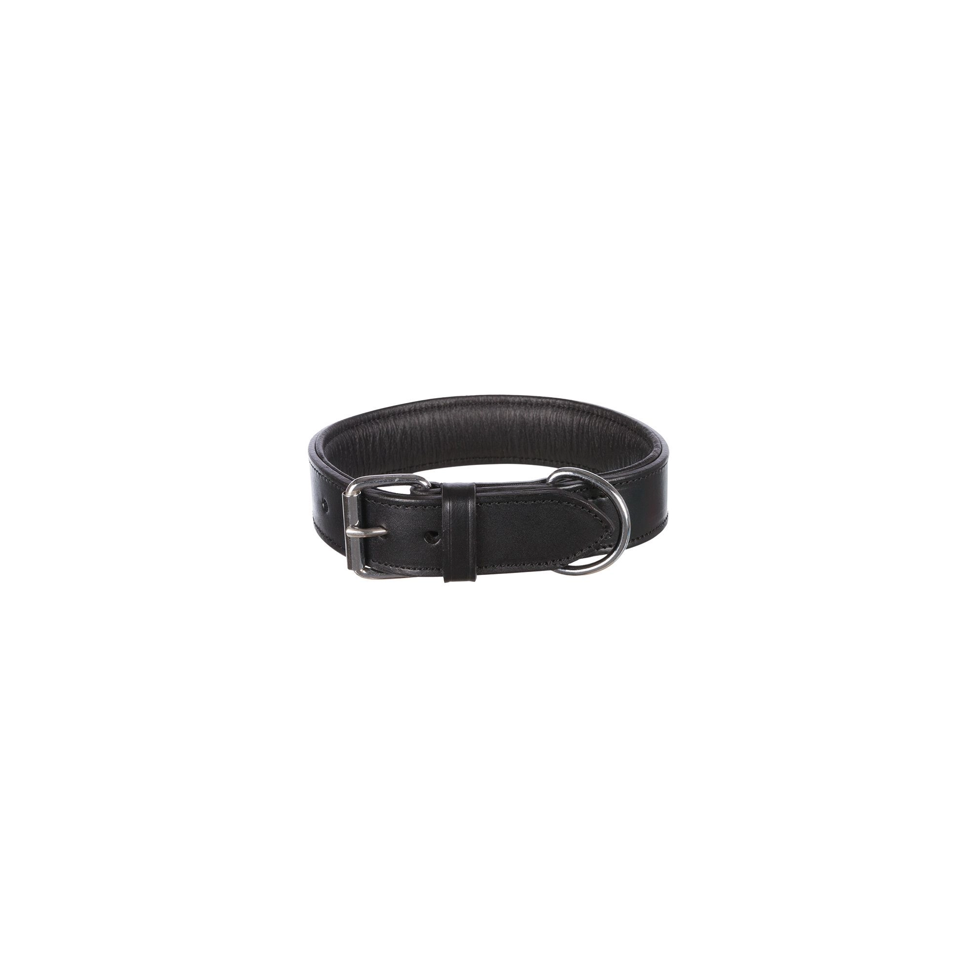 Trixie Nyakörv Active bőr M 38-45cm/40mm fekete