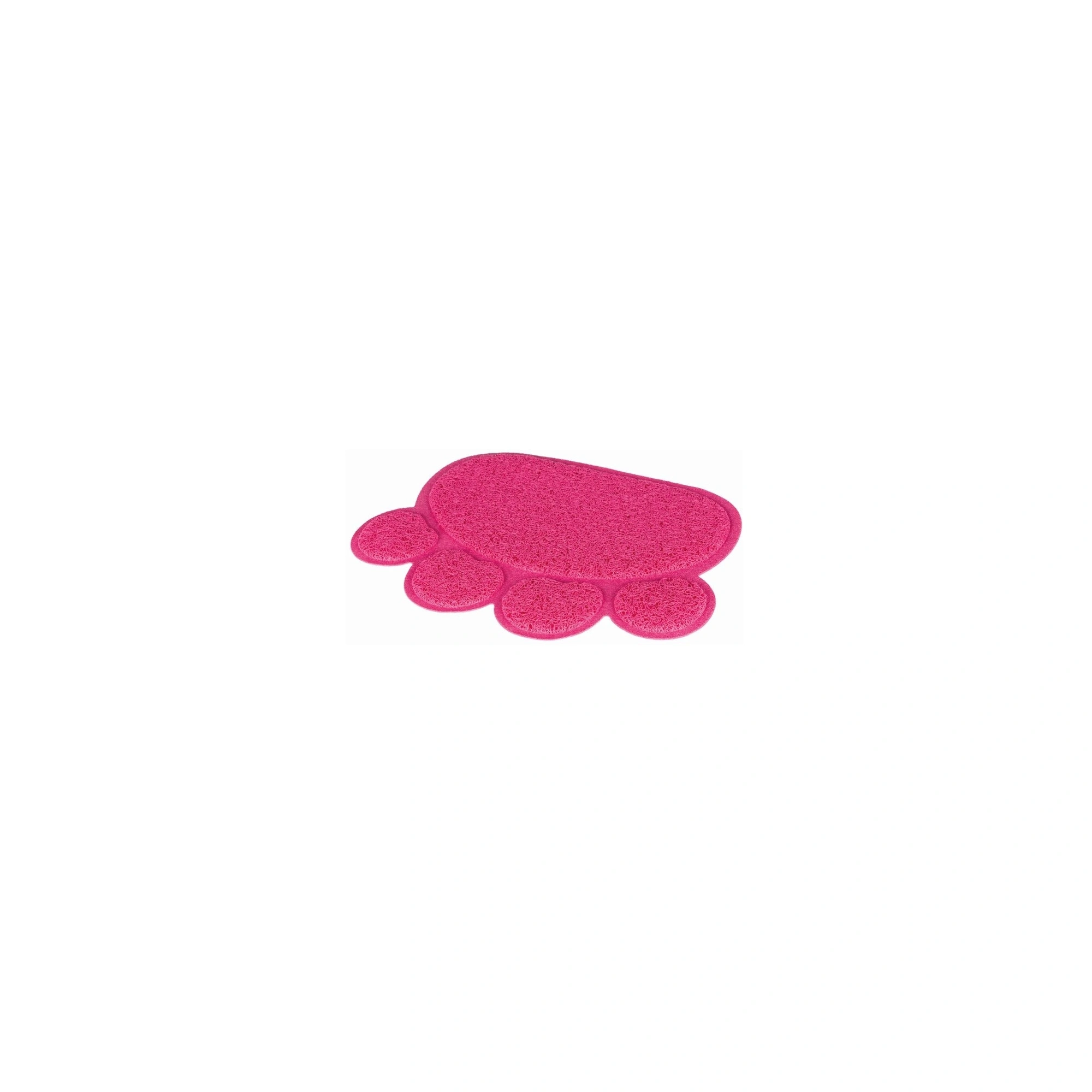 Trixie Szőnyeg Macska wc-hez, PVC, tappancs forma, 40x30cm, pink