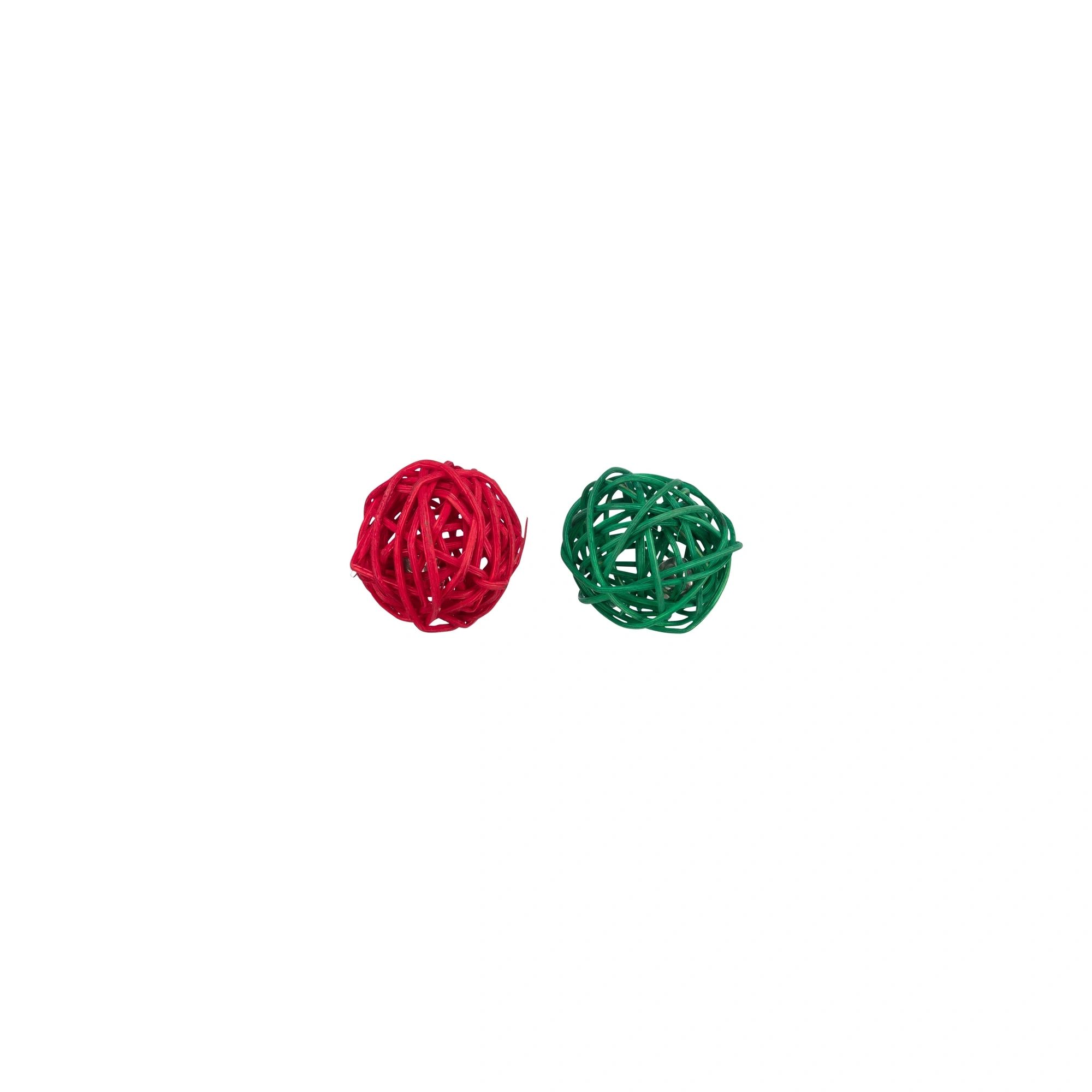 Trixie Xmas rattan labda csengővel rágcsálónak 2db/4cm