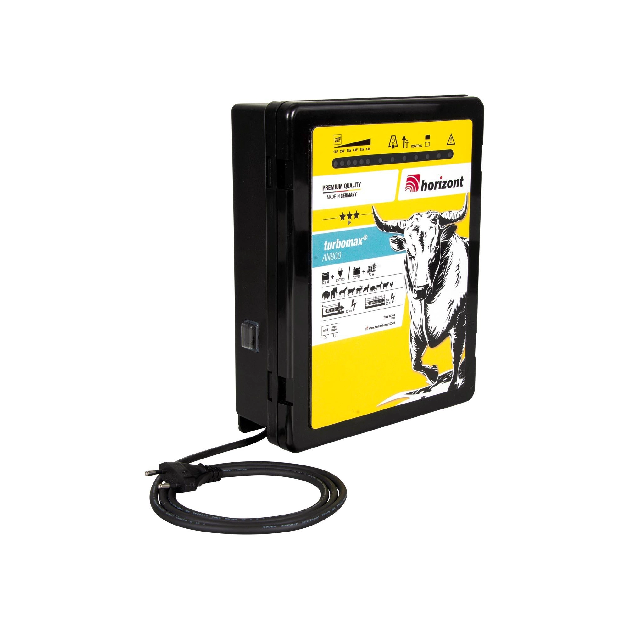TURBOMAX AN800 Villanypásztor készülék 12/230V