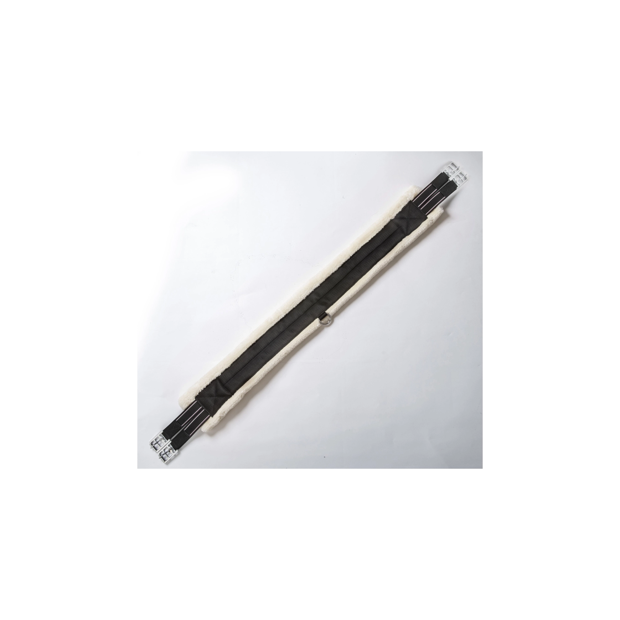 USG Műszőrmés univerzális heveder, fekete szőrmével, 100 cm