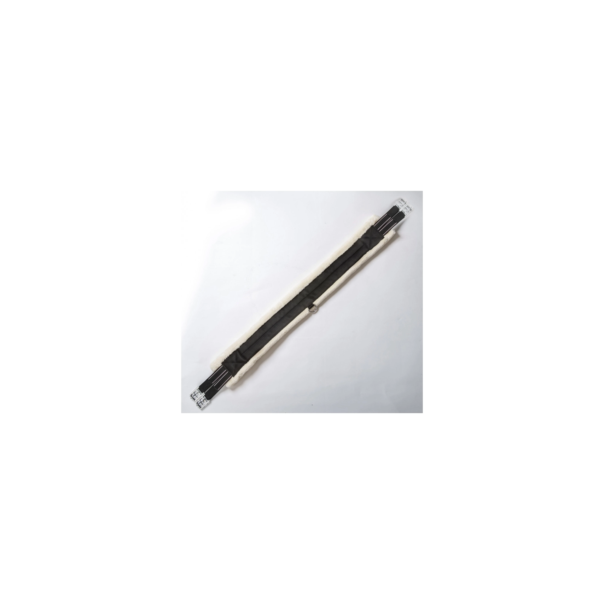 USG Műszőrmés univerzális heveder, fekete szőrmével, 110 cm