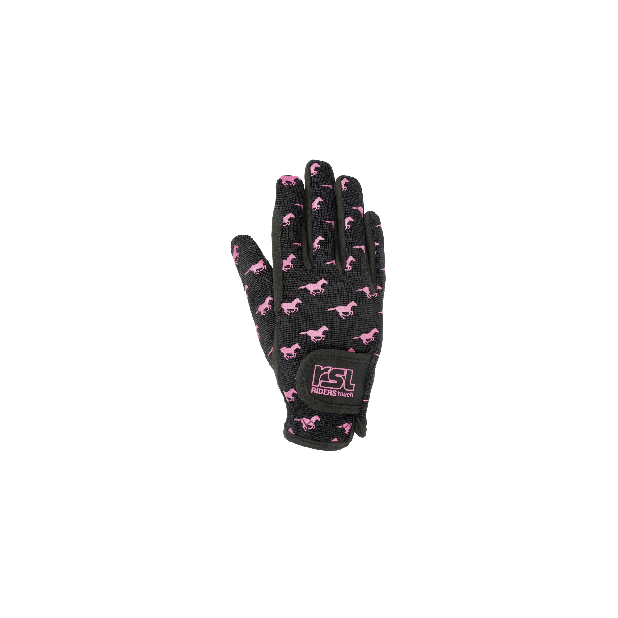 USG Norway gyermek téli lovaglókesztyű, fekete/pink, XXL