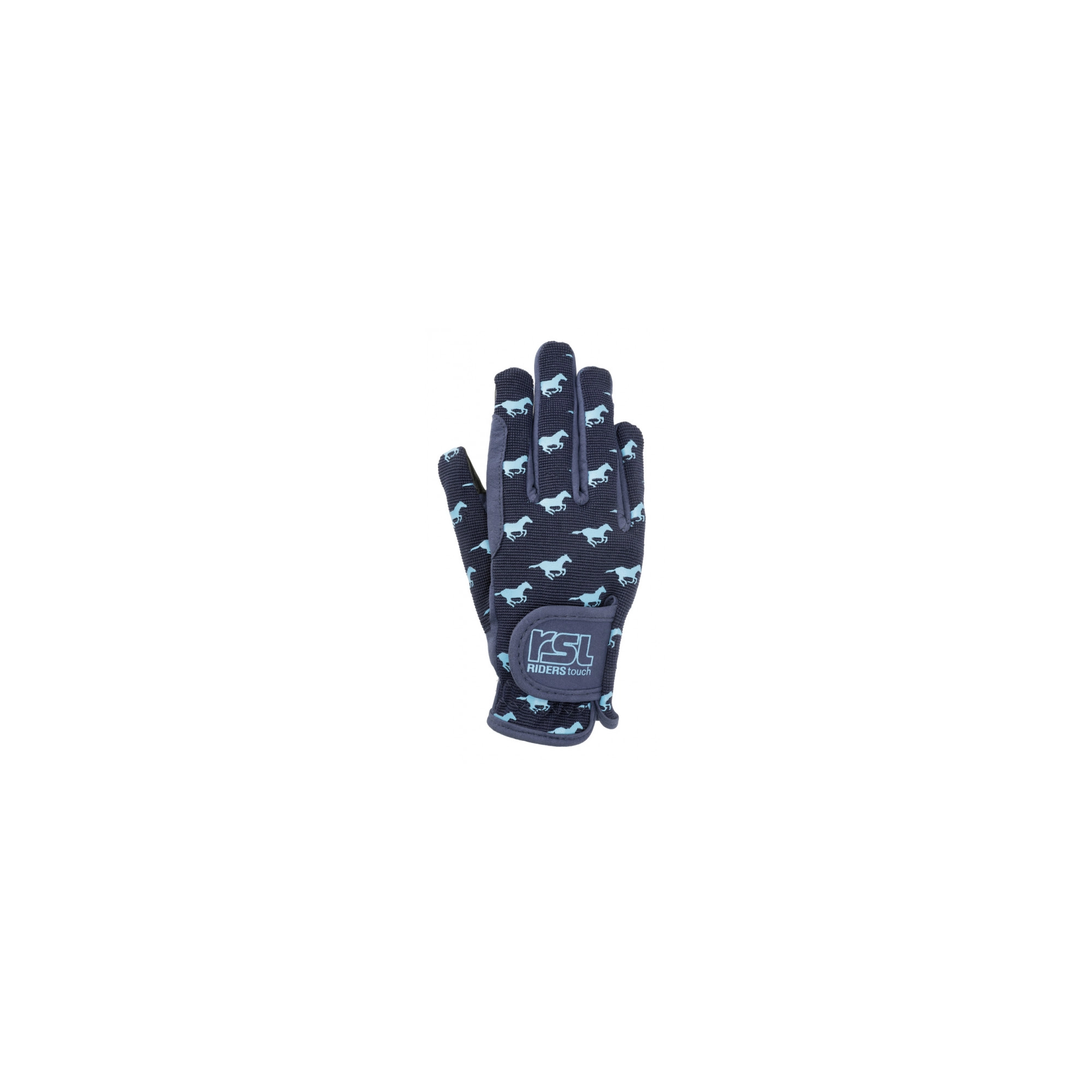 USG Norway gyermek téli lovaglókesztyű, sötétkék/világoskék, M