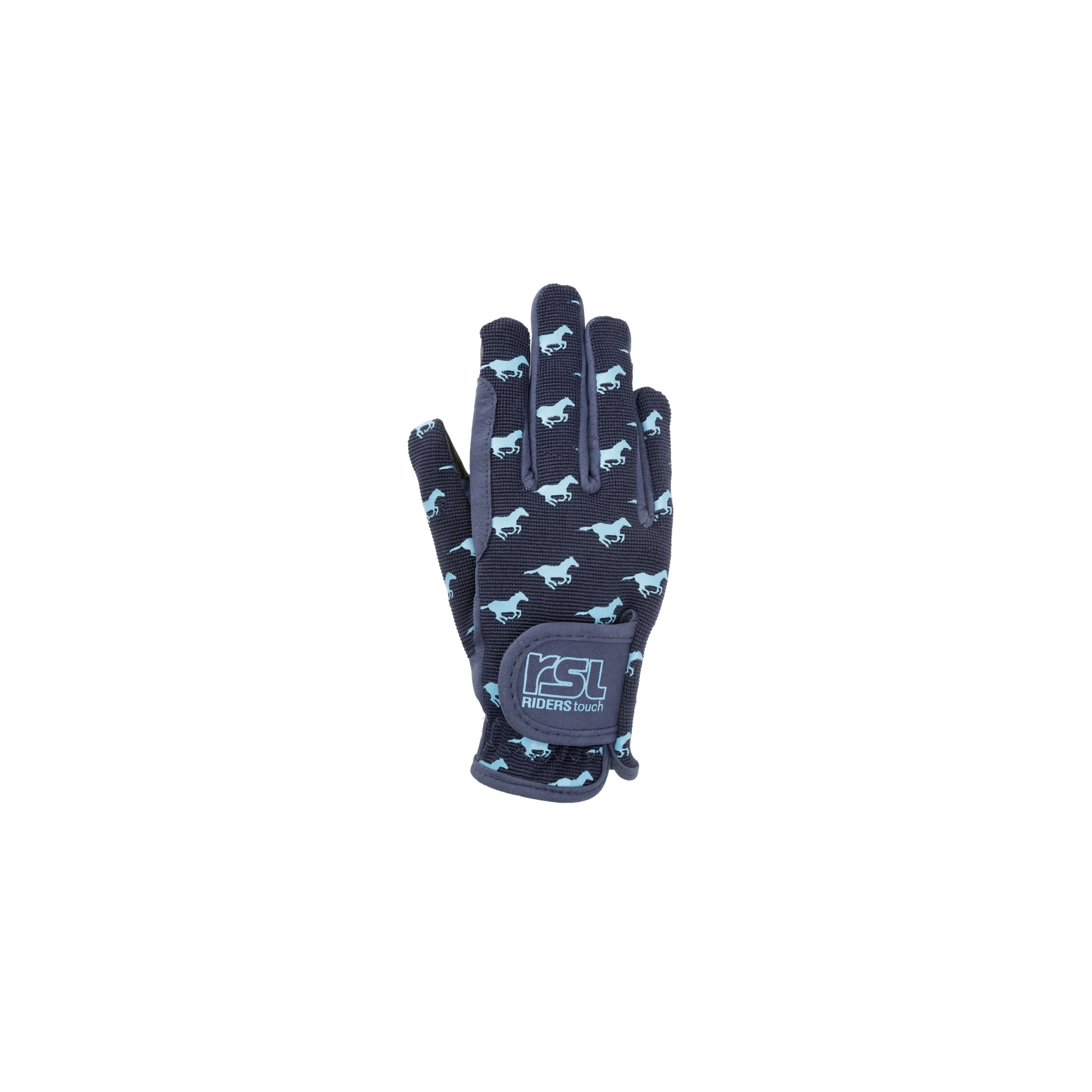 USG Norway gyermek téli lovaglókesztyű, sötétkék/világoskék, S