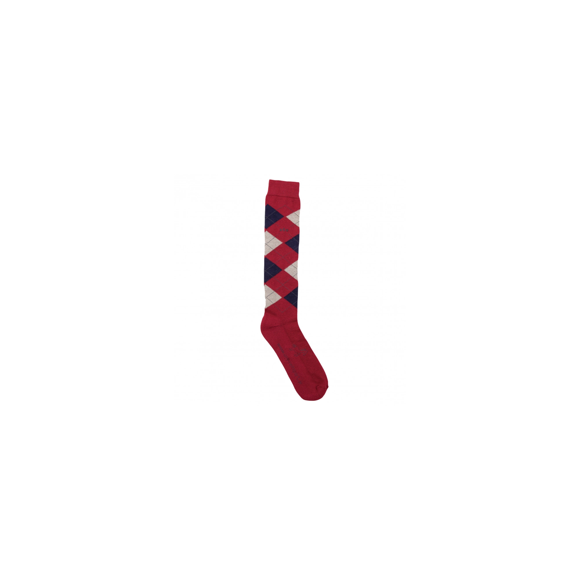 USG Original Sockies lovaglózokni, burgundi/krém, 36-41