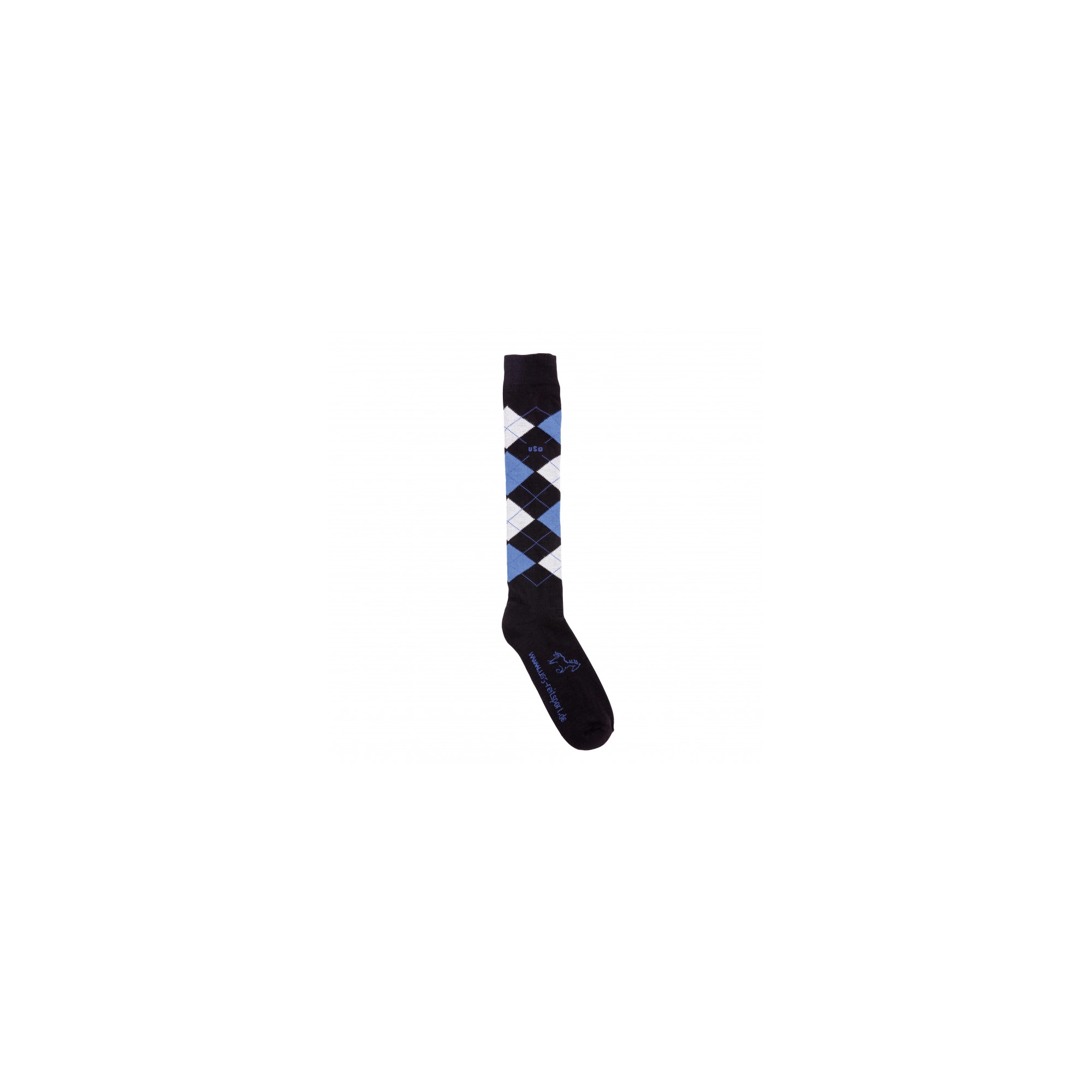 USG Original Sockies lovaglózokni, kék/fekete, 29-34