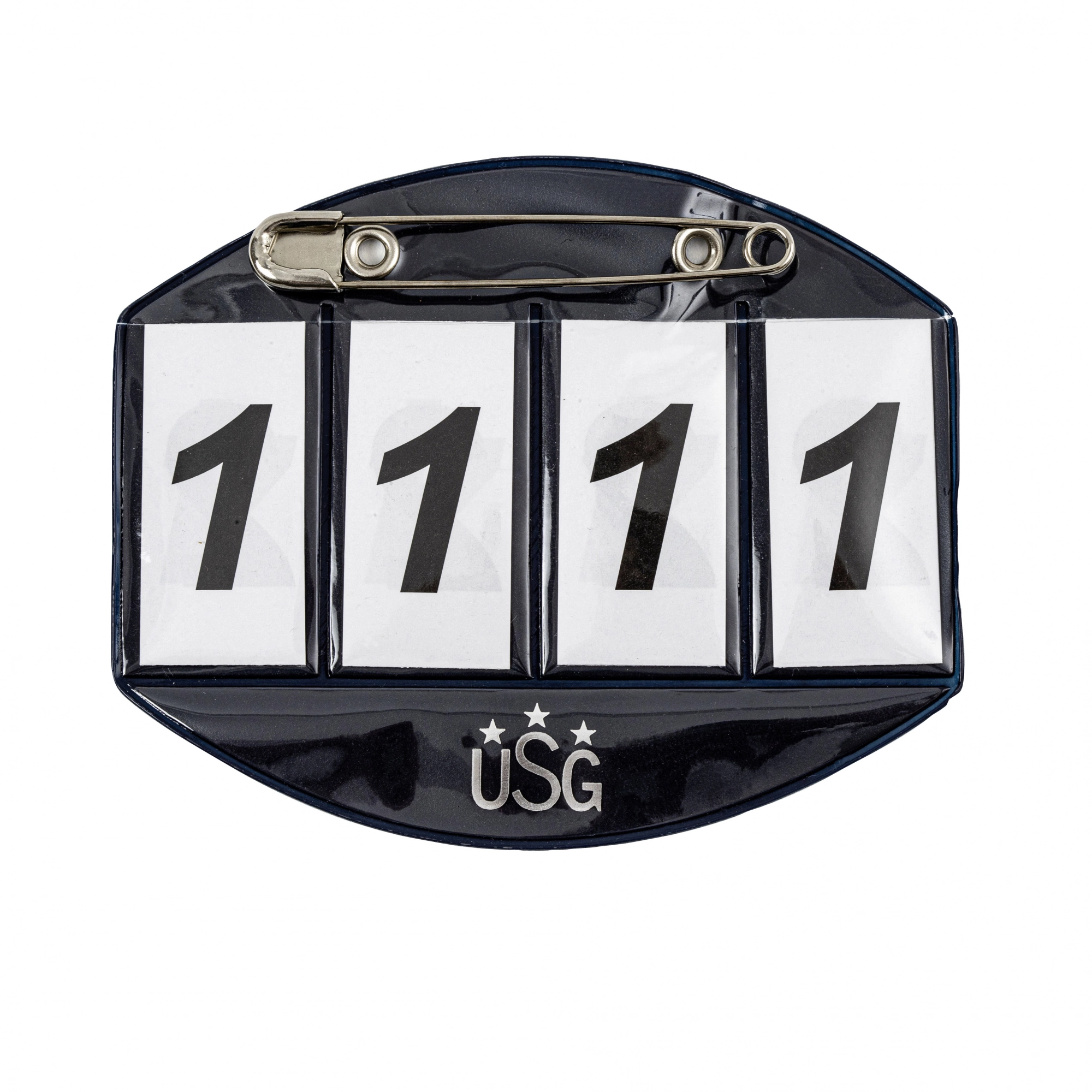 USG Startszám lovaknak, biztosító tűvel