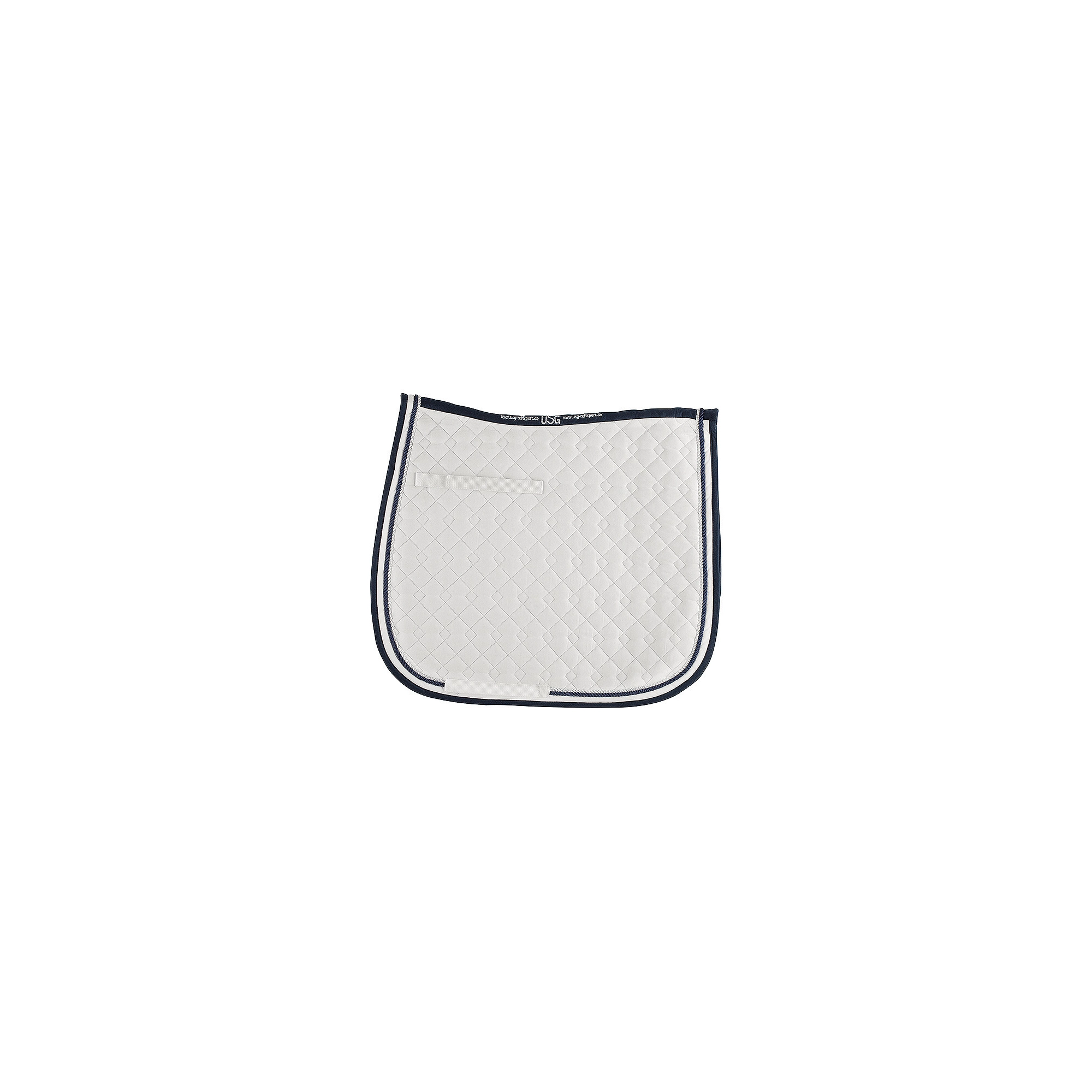 USG Steppelt univerzális nyeregalátét, fehér/sötétkék, full