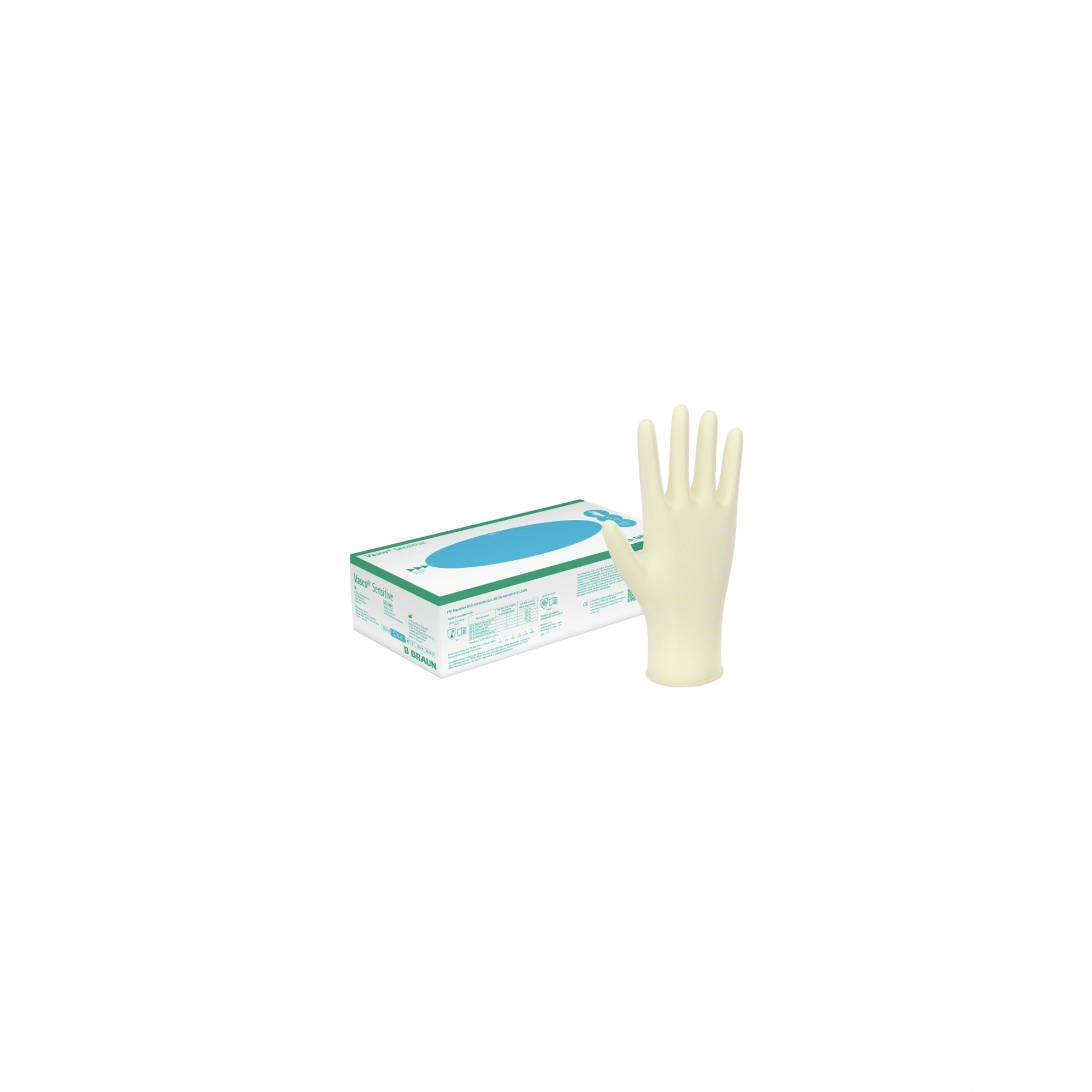 Vasco Sensitive latex kesztyű, M (100 db)