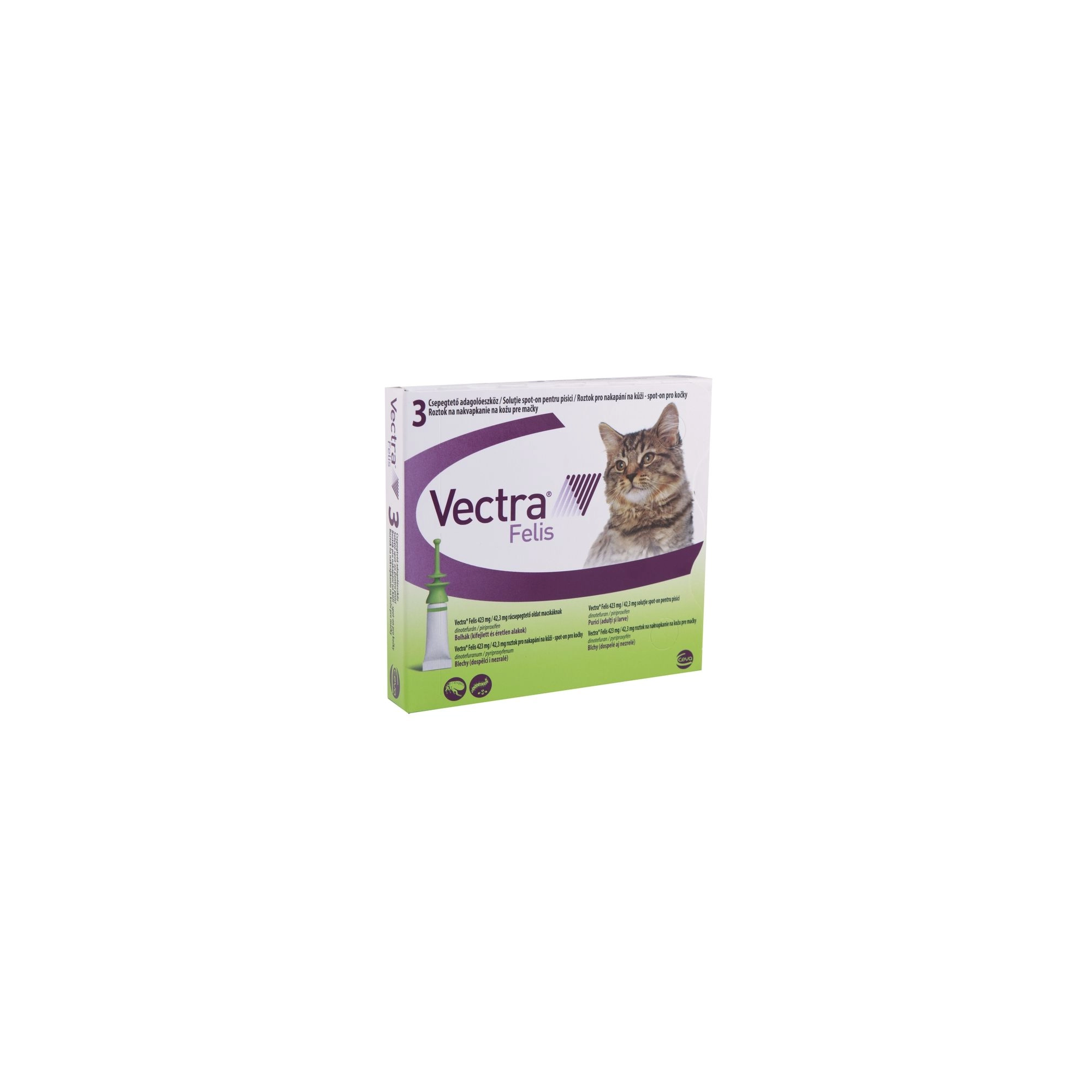 Vectra Felis rácsepegtető oldat macskáknak (0,6-10kg) 3x