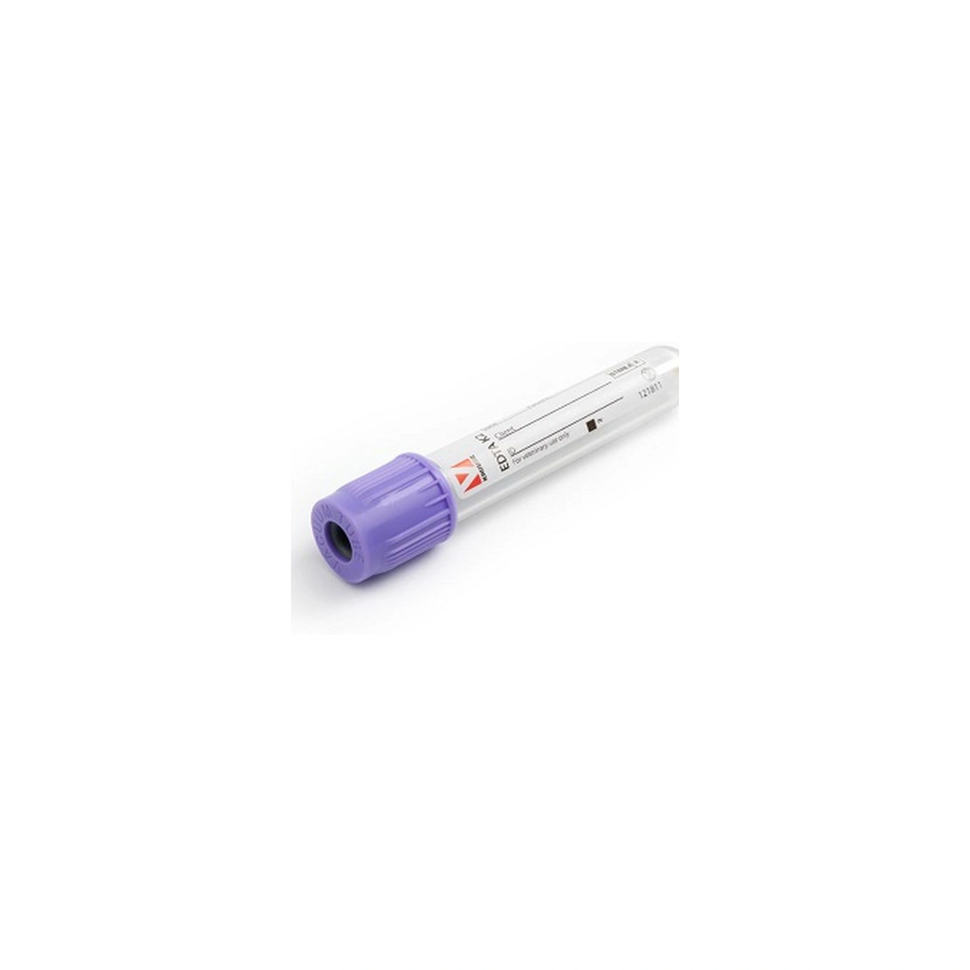 Vérvételi cső, EDTA K2, 2 ml, műanyag, 100 db/csomag KRUUSE