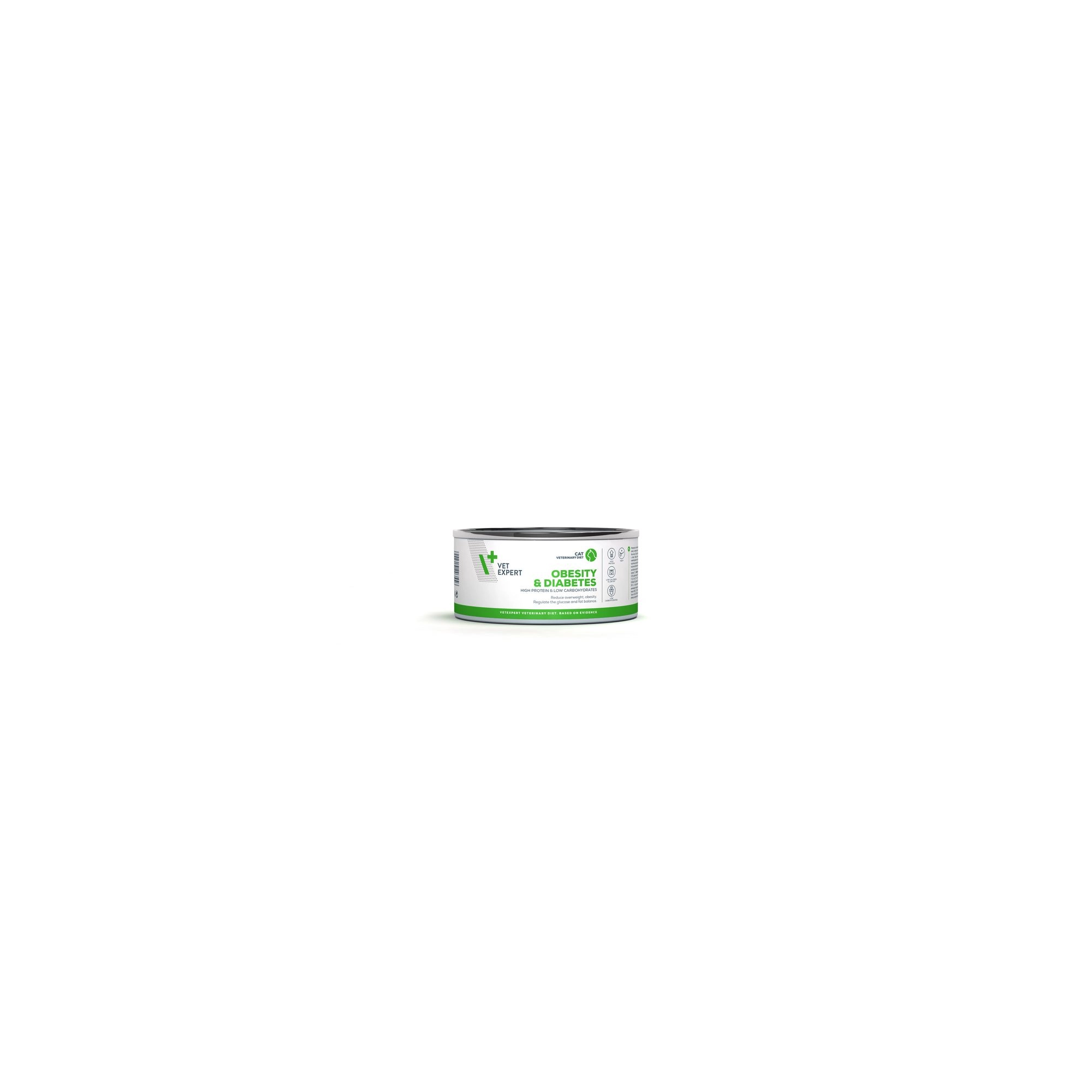 VetExpert Veterinary Diet Obesity & Diabetes konzerv macskáknak 100g