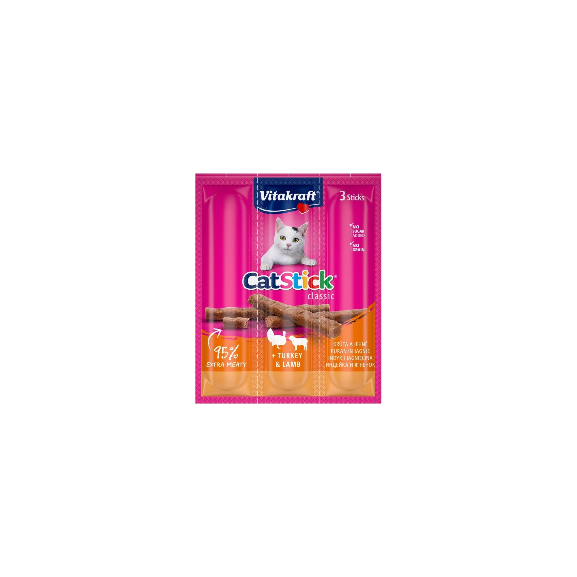 Vitakraft Cat Stick Jutalomfalat Mini Pulyka & Bárány 3x6g