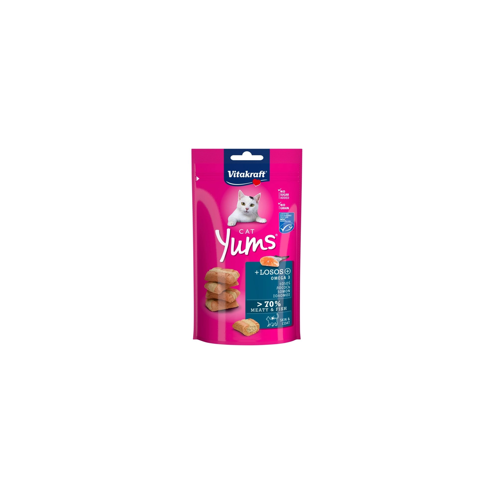 Vitakraft Cat Yums Jutalomfalat Puha Lazac 40g