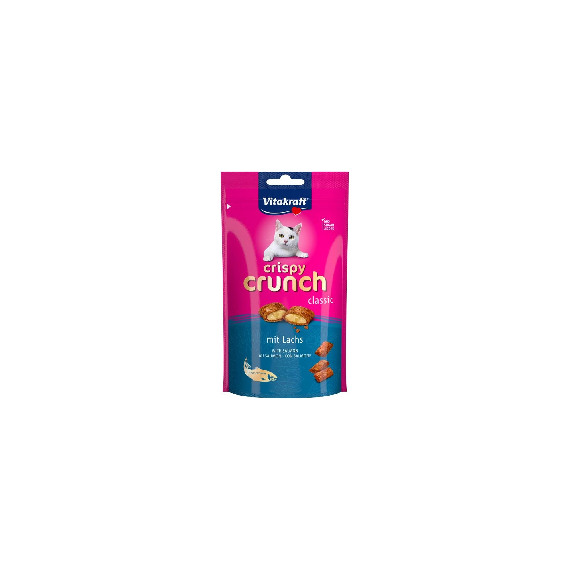 Vitakraft Crispy Crunch Macska Jutalomfalat Lazaccal 60g