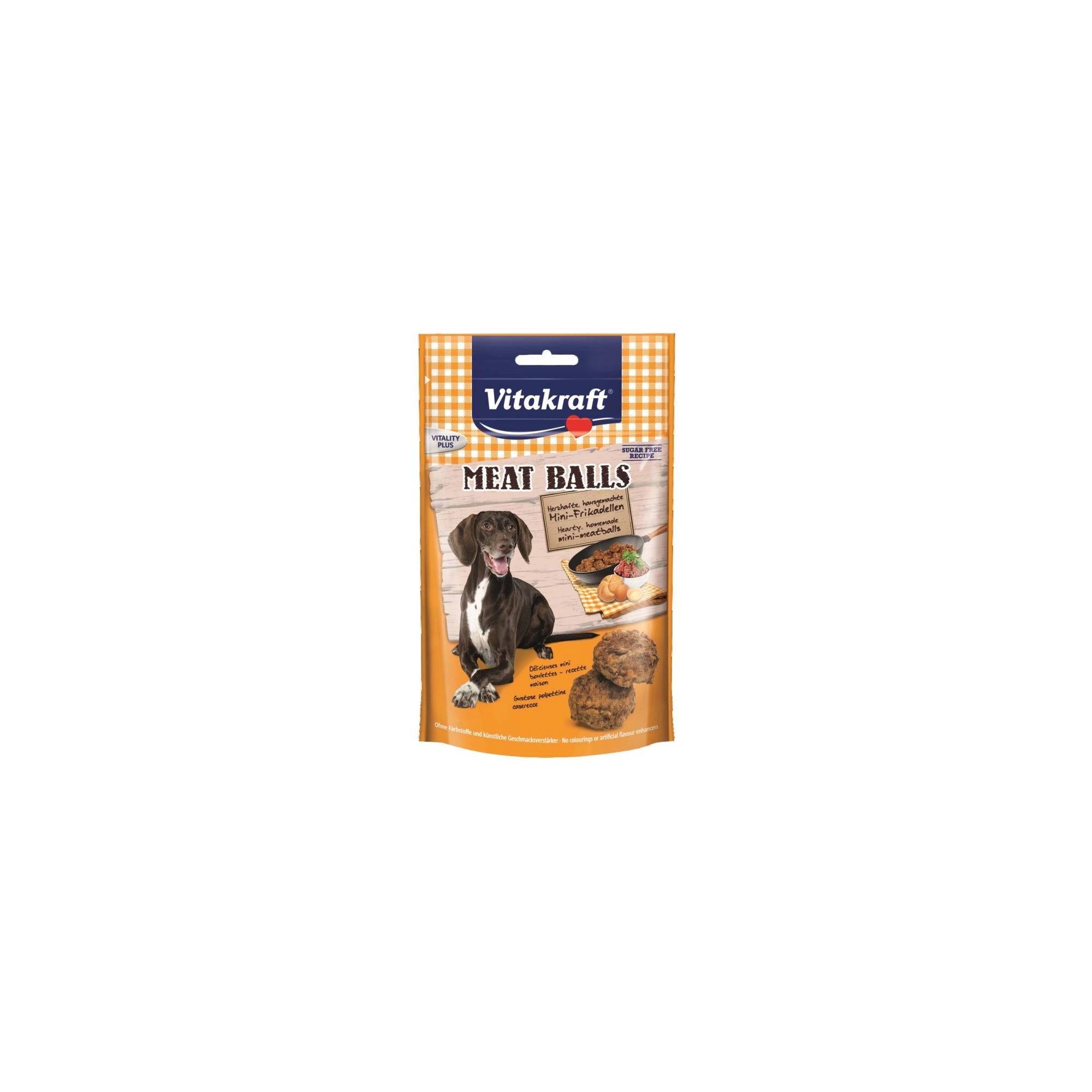 Vitakraft Meat Balls Kutya Jutalomfalat Húsgolyók 80g