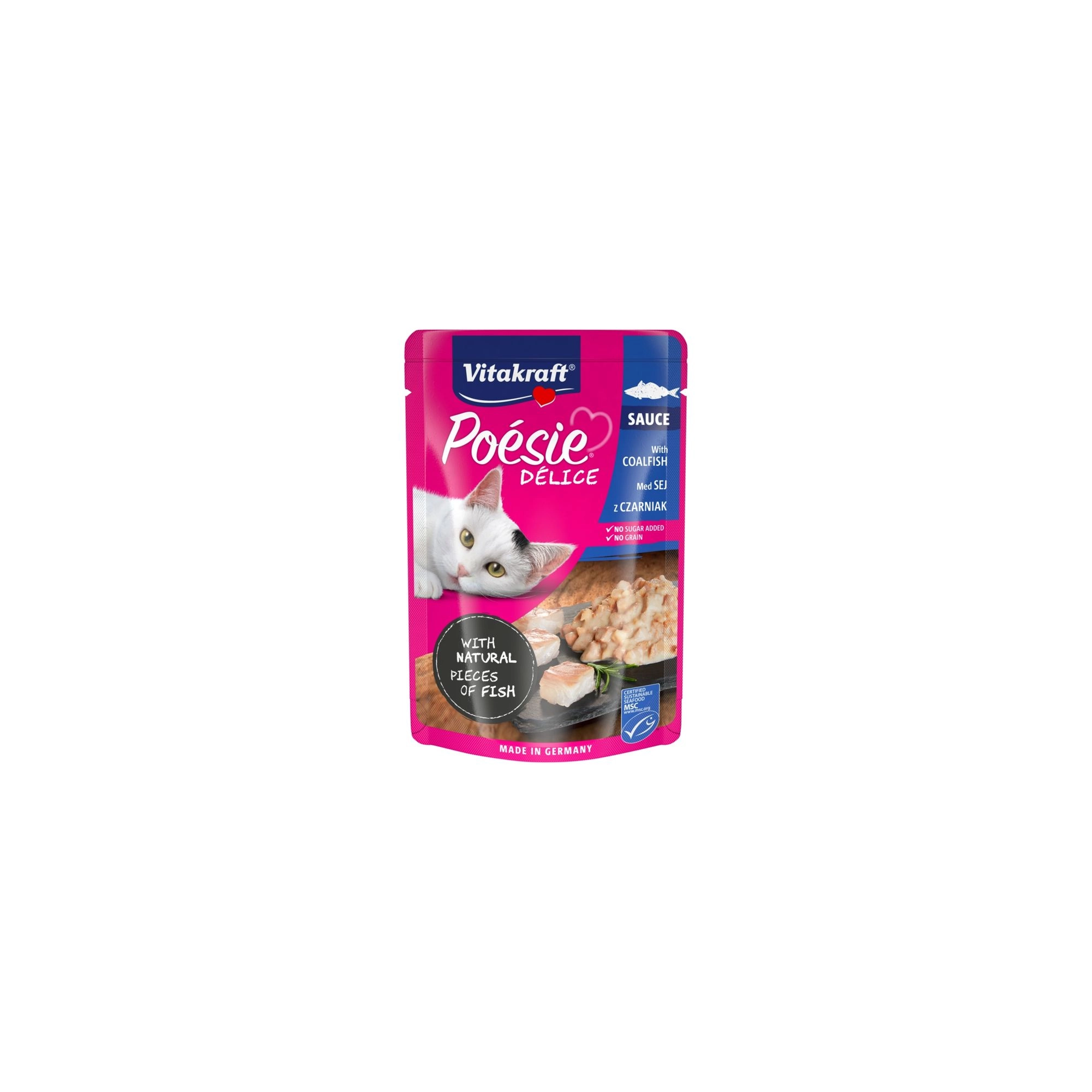 Vitakraft Poésie Delice Macska Alutasak Fekete Tőkehal 85g