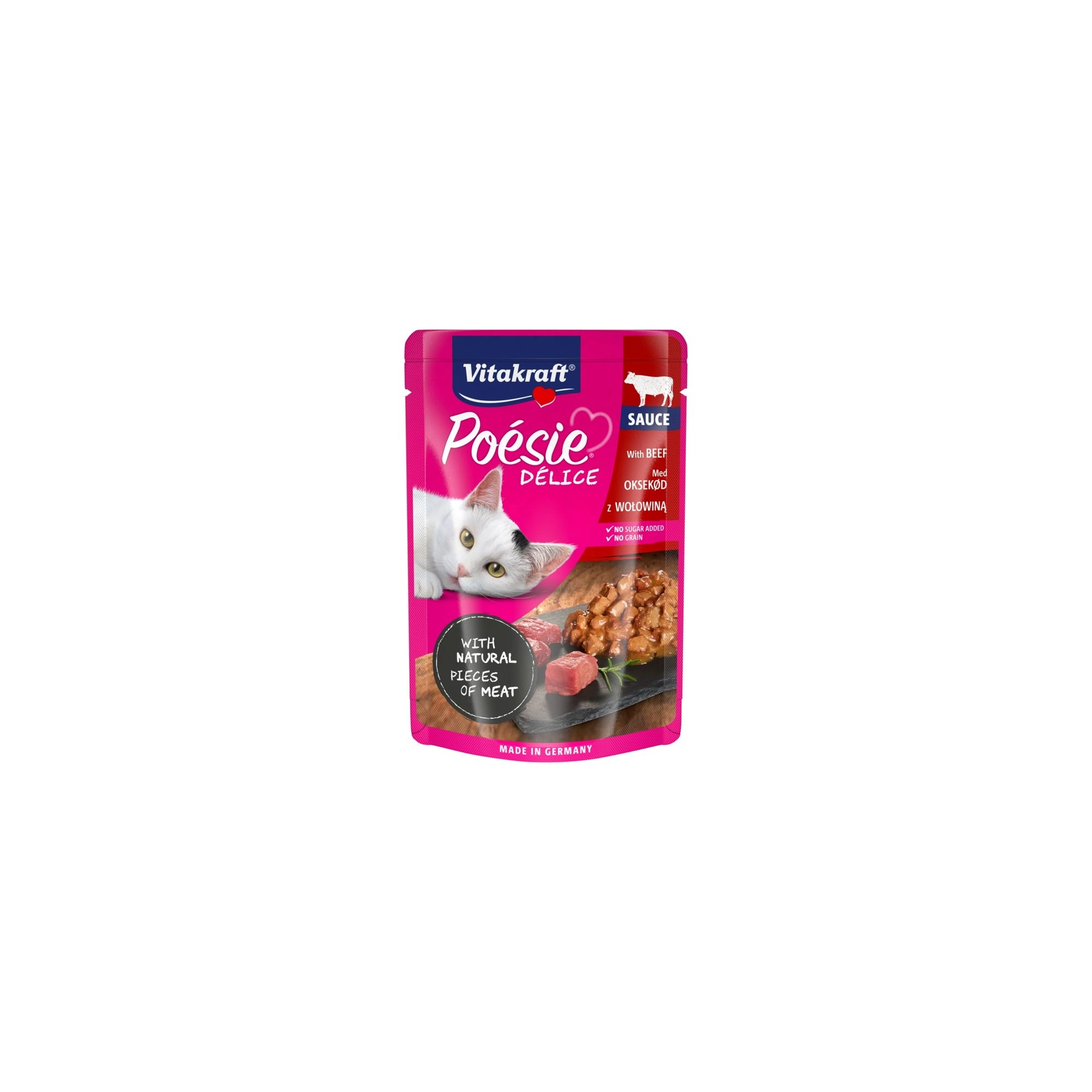 Vitakraft Poésie Delice Macska Alutasak Marha 85g