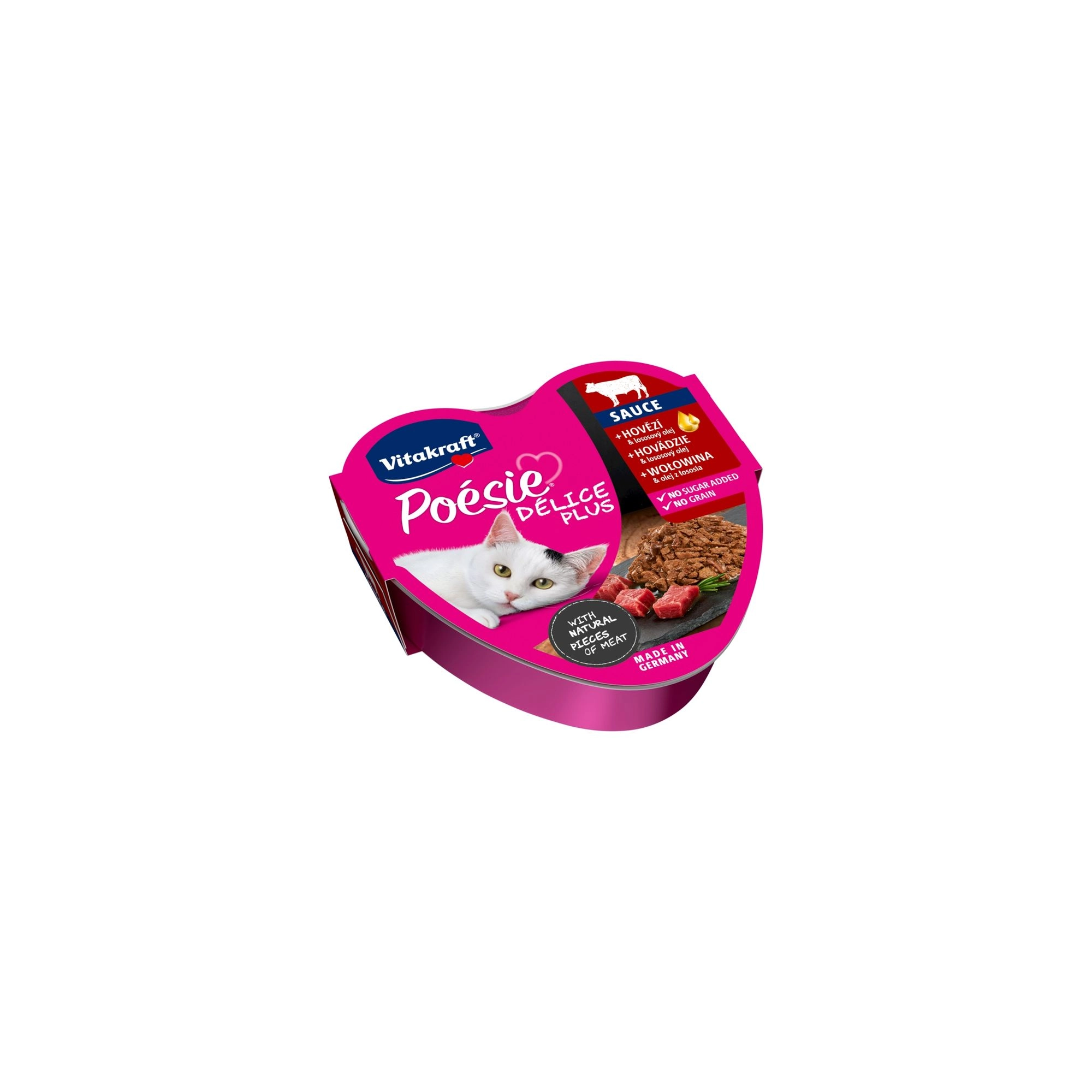 Vitakraft Poésie Delice Plus macskaeledel marha 85g