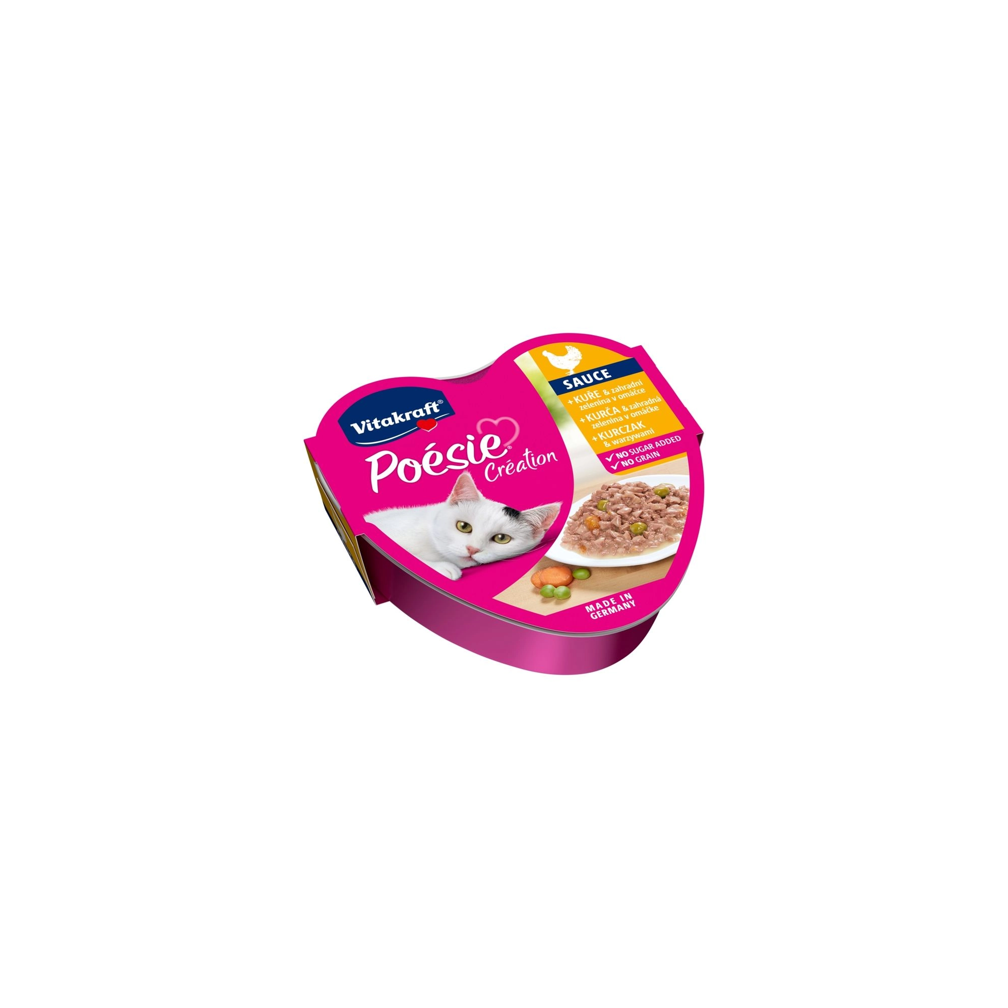 Vitakraft Poésie Macska Alutál Csirke & Kertizöldség 85g