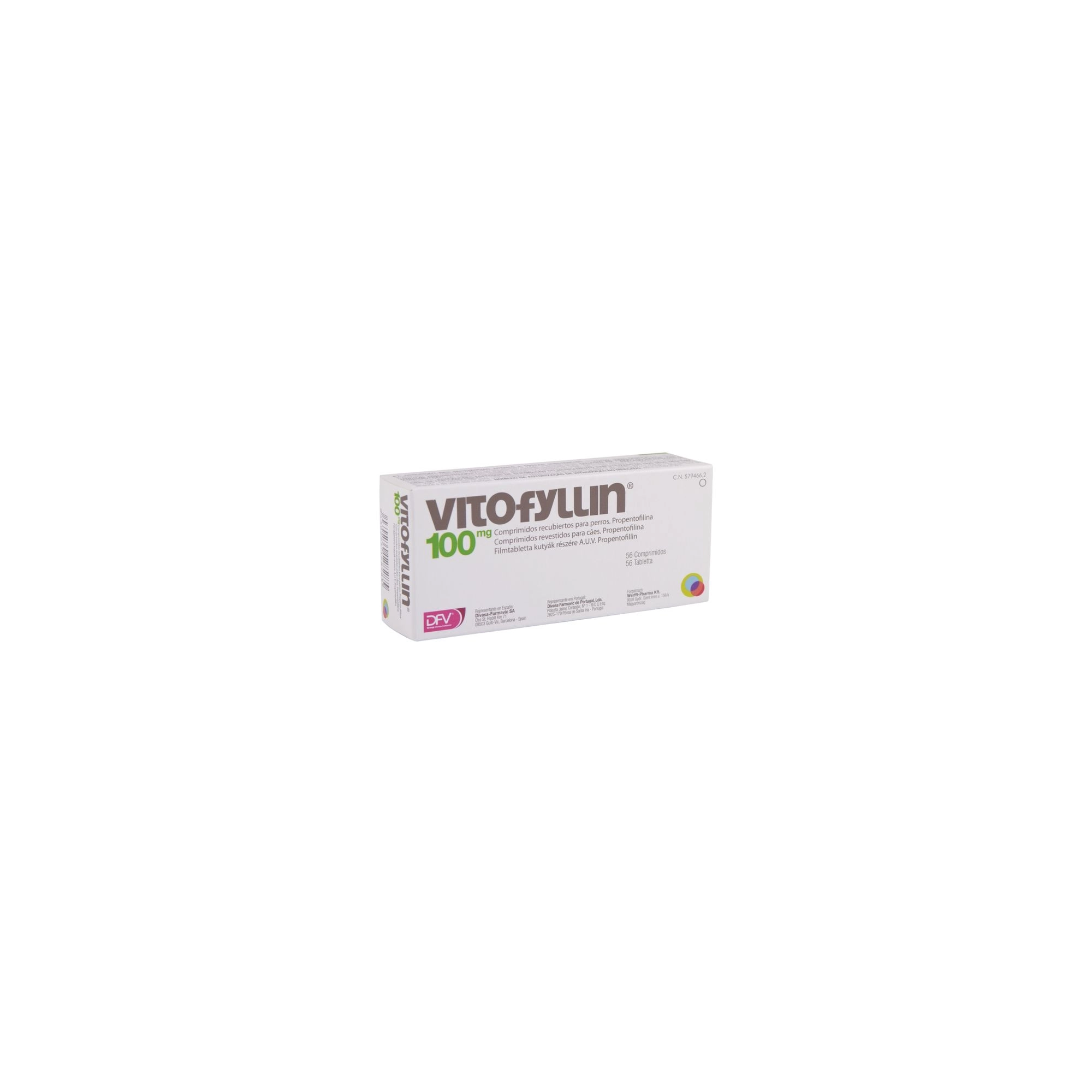 Vitofyllin 100 mg tabletta 4x14