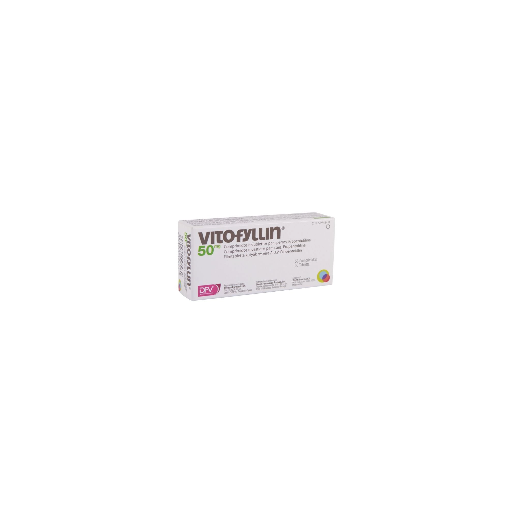 Vitofyllin 50 mg tabletta 4x14