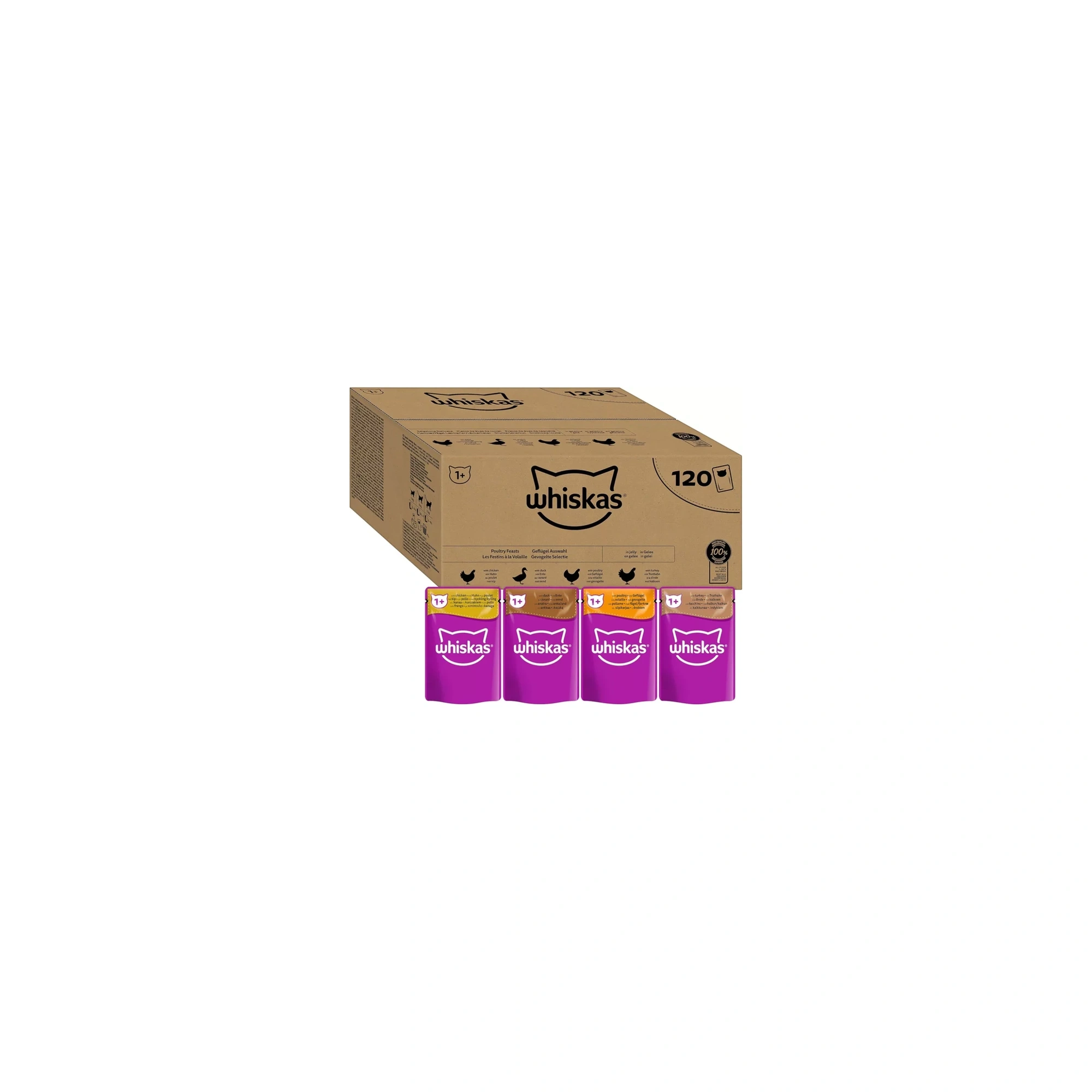 Whiskas Alutasakos multipack baromfi 120x85g