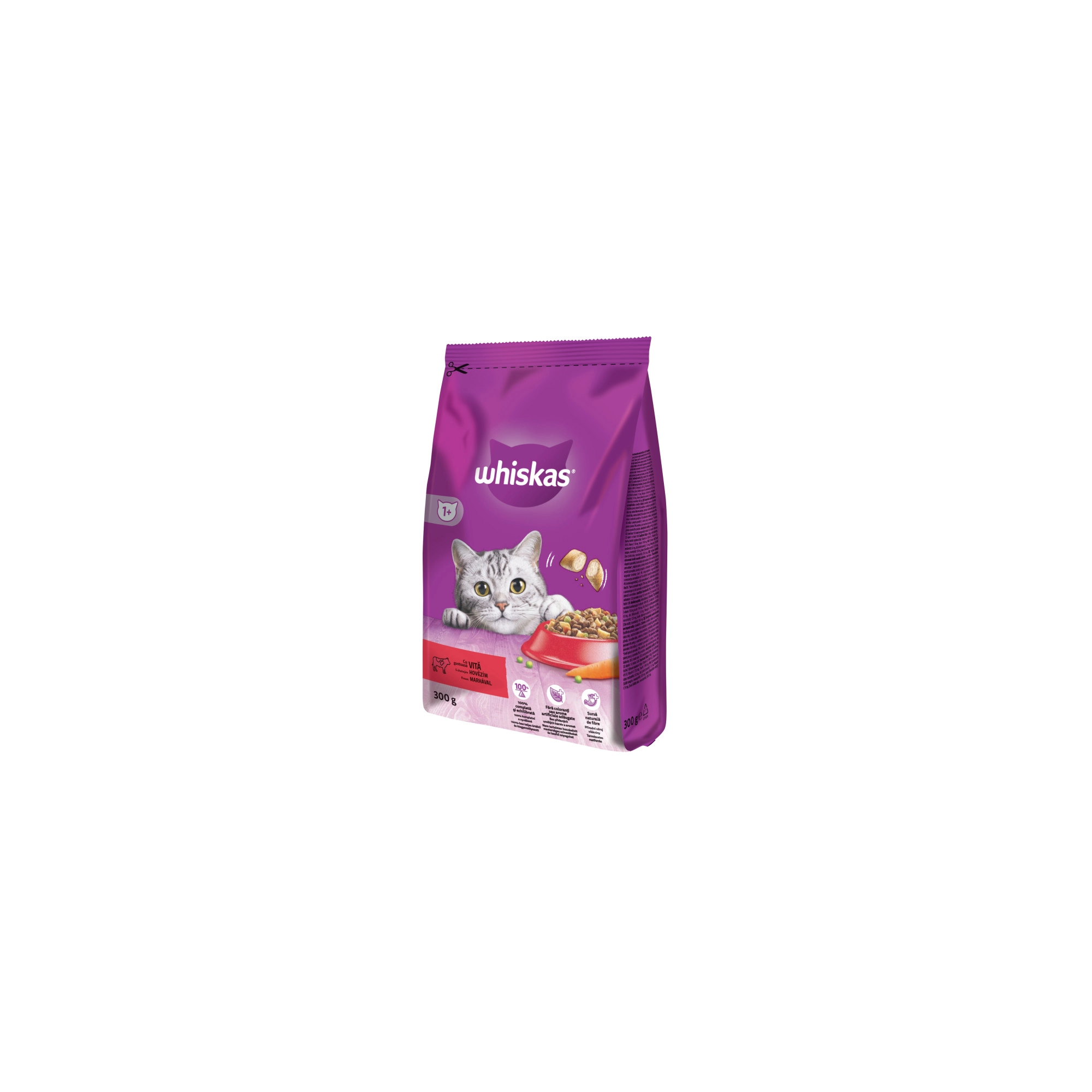 Whiskas Száraz Marha -Májas Falat 300g