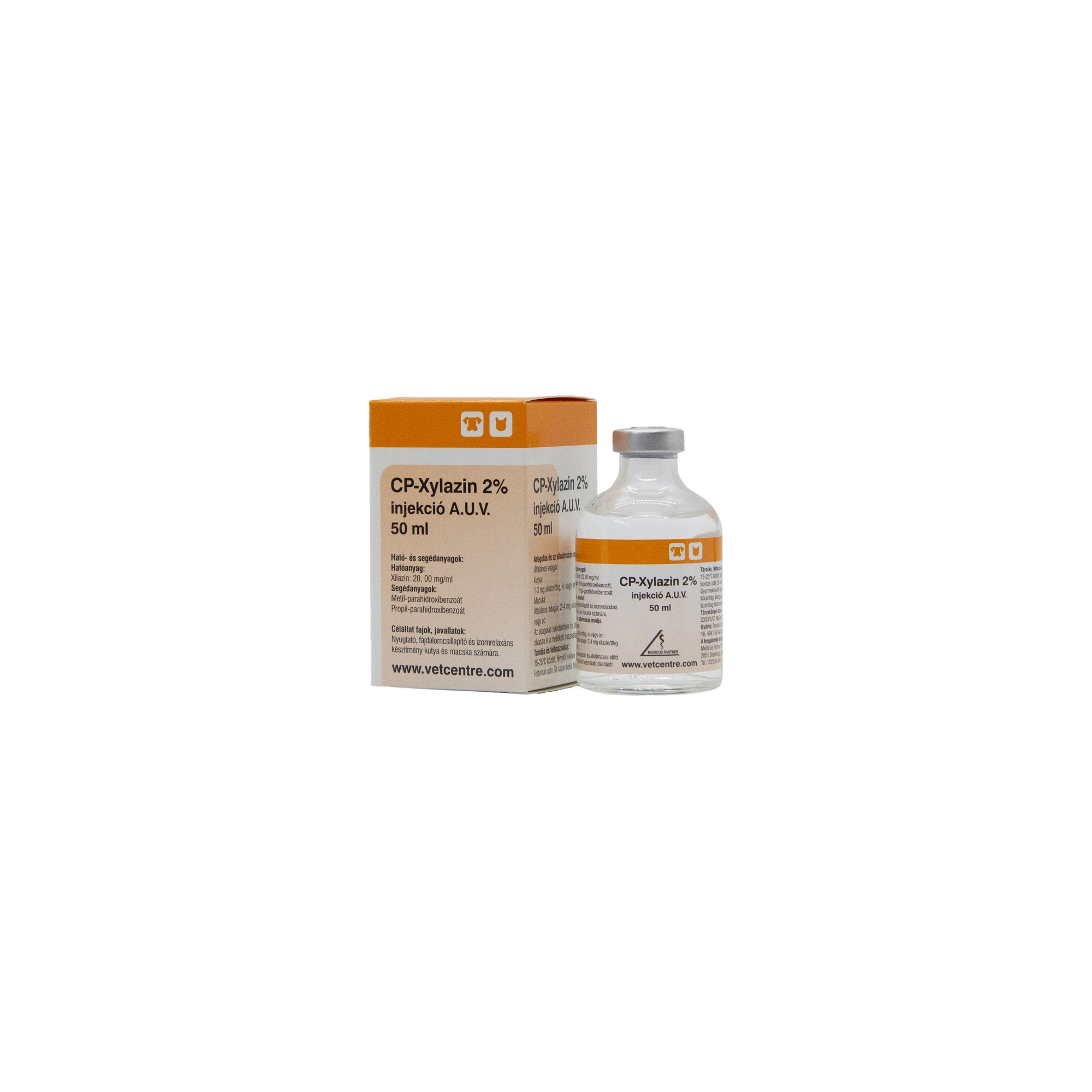 Xylazin-Cp 2% injekció 50 ml