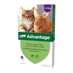 Advantage rácsepegteto oldat nagytestu macskáknak és nyulaknak AUV 1 x 0,8 ml