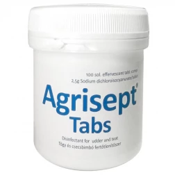 Agrisept tőgy és felületfertőtlenítő klórtabletta 100 db