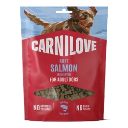 -Carnilove Dog Soft  Snack Salmon With Thyme - Lazac Kakukkfűvel kistestű kutyáknak  200g