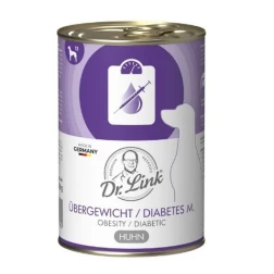 Dr. Link Dog konzerv Special Diet Obesity / Diabetic 400g Csirke