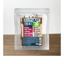 Happy&Fit Jutalomfalat Bivalyhúscsík 100g