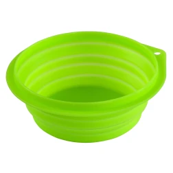 KERBL Szilikon utazótál, zöld, 1000 ml