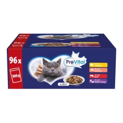 Prevital alutasakos macskaeledel giga box 96x100g