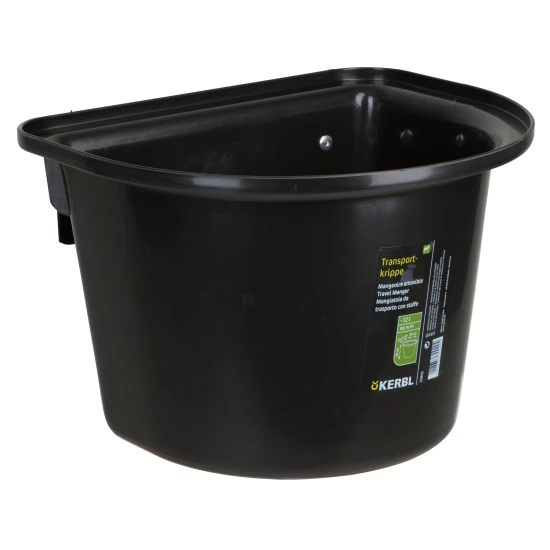 Abrakosvödör akasztóval fekete 12 L