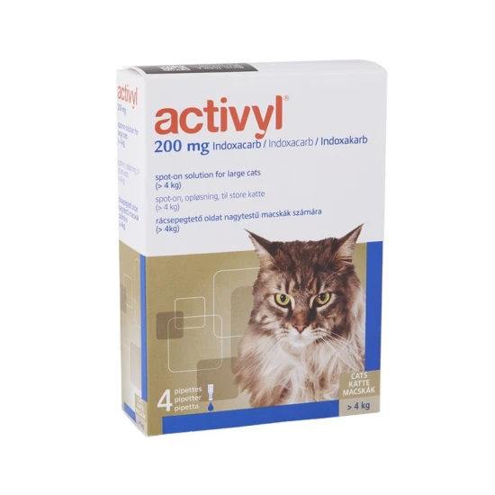 Activyl macska 200 mg 4 kg felett 4x